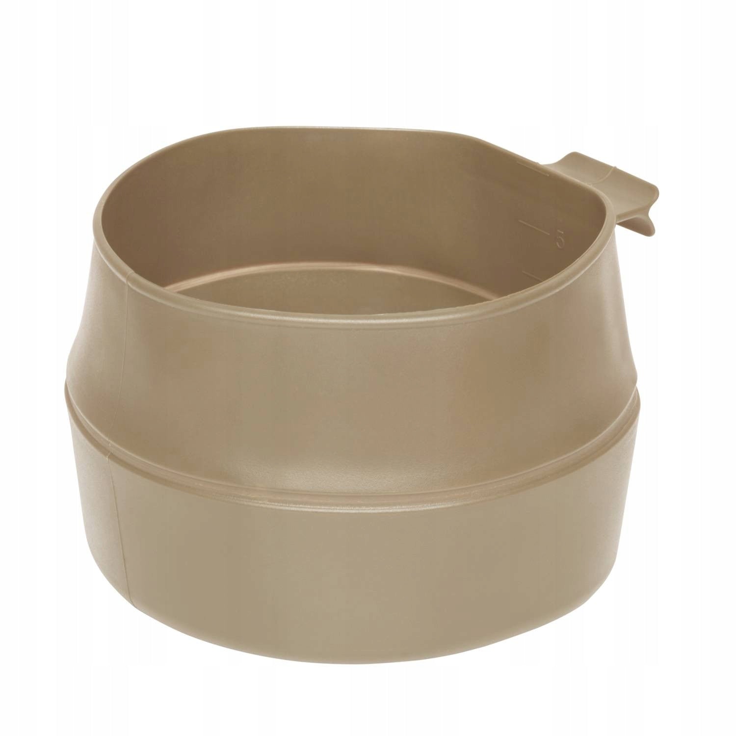 LARGE SWEDISH FOLDING TRAVEL MUG WILDO 600 ml SAND DESERT