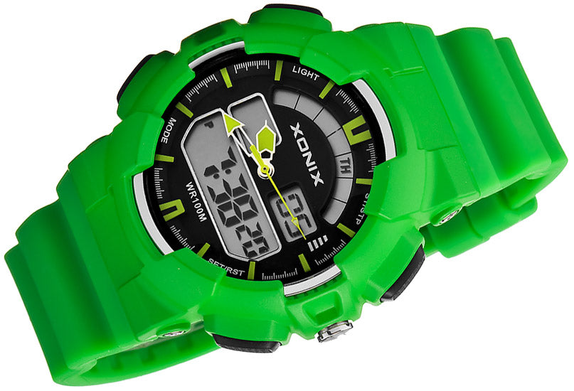 LARGE Sports Watch XONIX For Boys LCD+Analog