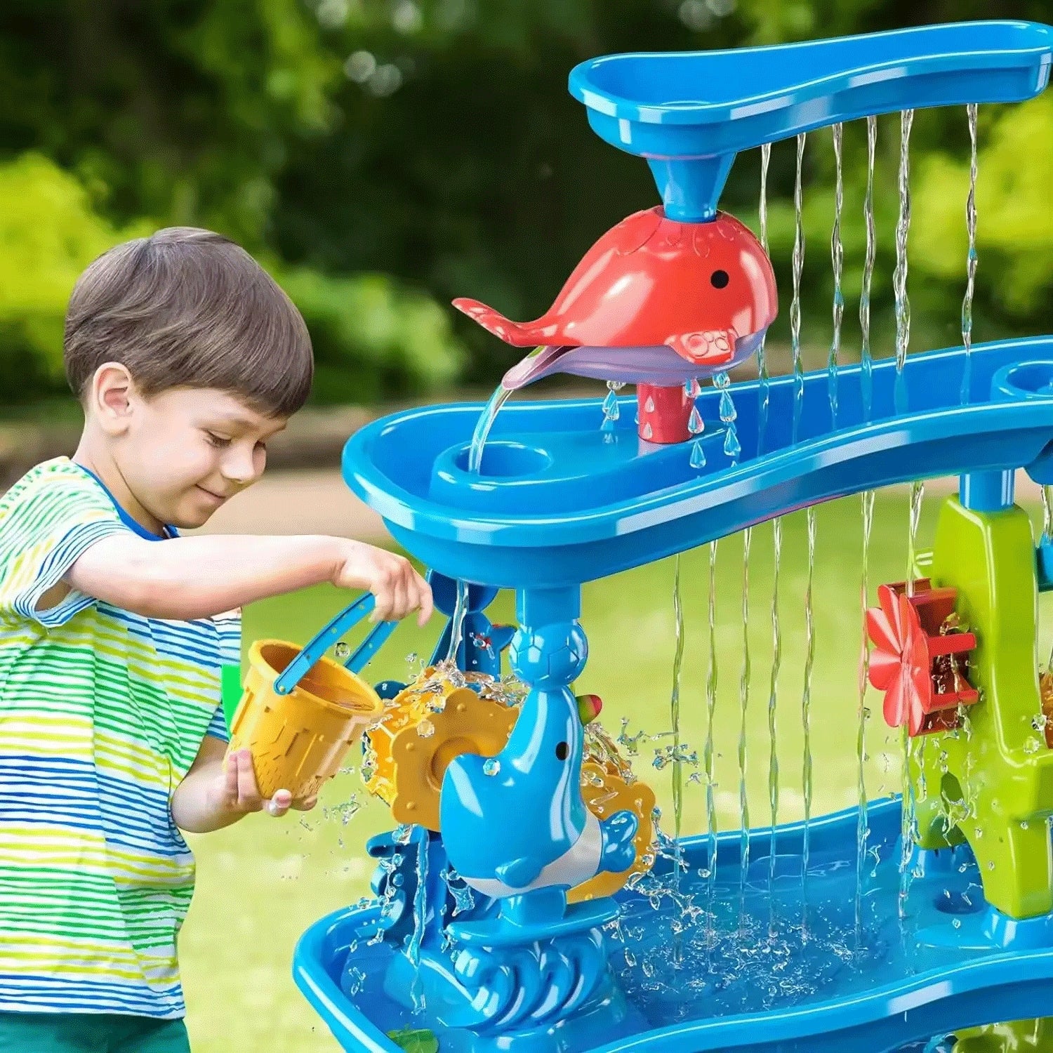 LARGE TABLE WATER TABLE SANDBOX FOR CHILDREN TO PLAY 6 FLOORS XL MATADI Certificates and opinions CE EN 71