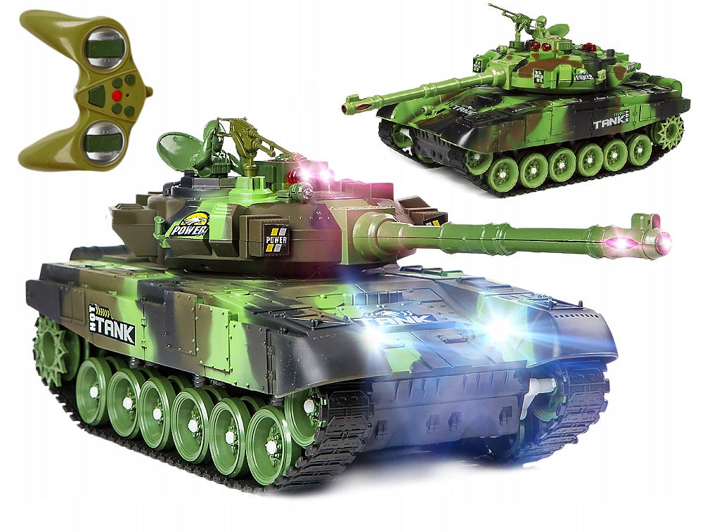 LARGE TANK REMOTE CONTROLLED 2.4ghz BIG WAR TANK EFFECTS FOR KIDS