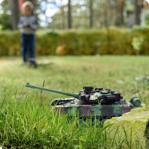 LARGE TANK REMOTE CONTROLLED FOR REMOTE CONTROL RC ROTATING TURRET Packaging status original