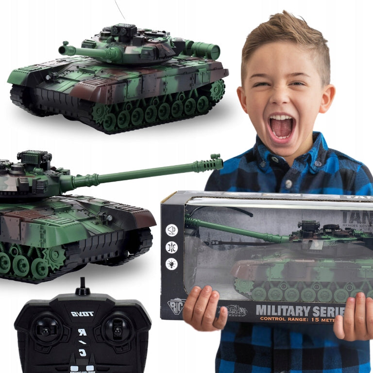 LARGE TANK REMOTE CONTROLLED FOR REMOTE CONTROL RC ROTATING TURRET