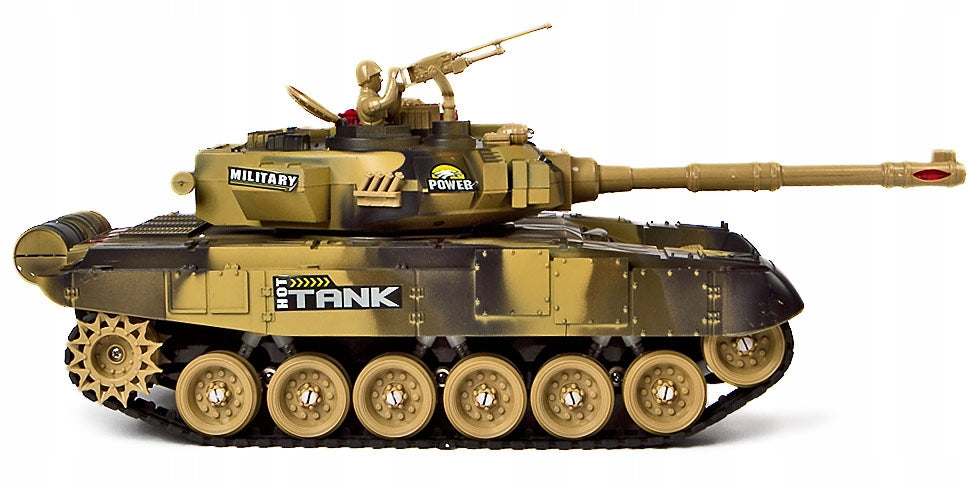 LARGE TANK REMOTE CONTROLLED RC WAR TANK 9993 34 cm REMOTE CONTROL SET FOR KIDS Manufacturer code CZOŁG