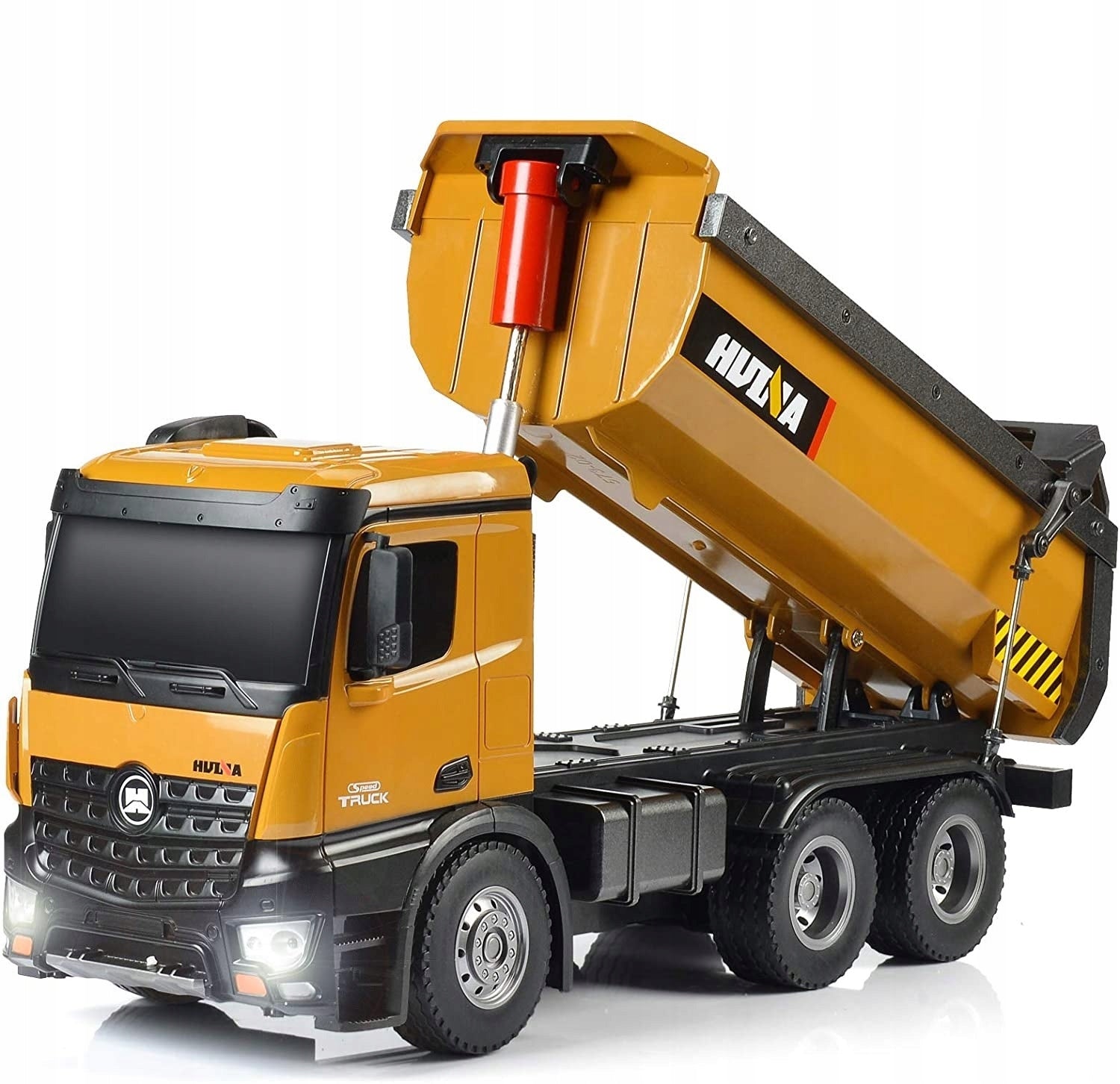 LARGE TIPPER REMOTE CONTROLLED AUTO RC 4x4 METAL STRONG - LOAD CAPACITY 21 KG ! Manufacturer code WYWROTKA zdalnie sterowana TIR HUINA PREZENT