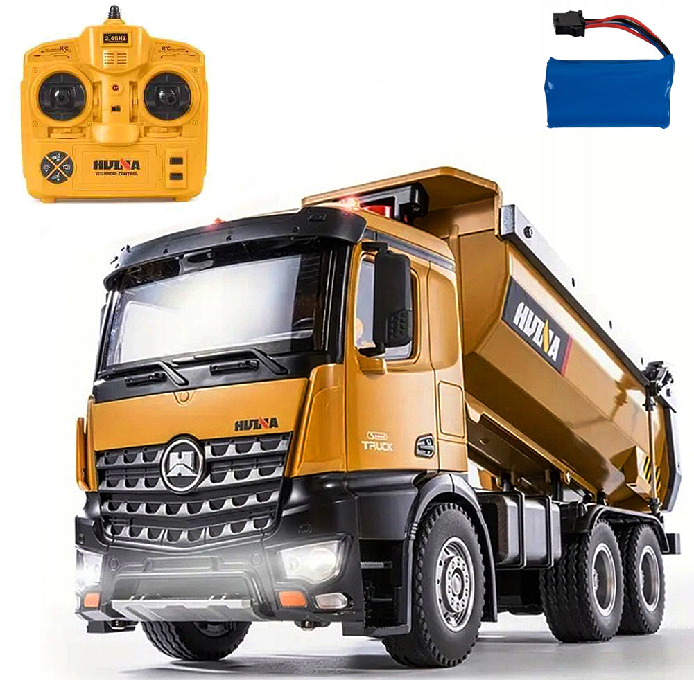 LARGE TIPPER REMOTE CONTROLLED AUTO RC 4x4 METAL STRONG - LOAD CAPACITY 21 KG ! Packaging status original