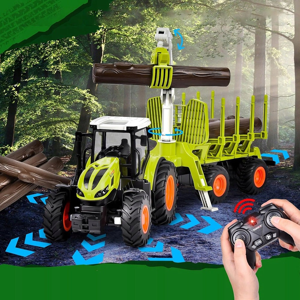 LARGE TRACTOR REMOTE CONTROLLED TRACTOR 2.4GHZ TOY GIFT FOR KIDS Brand click4TOYS