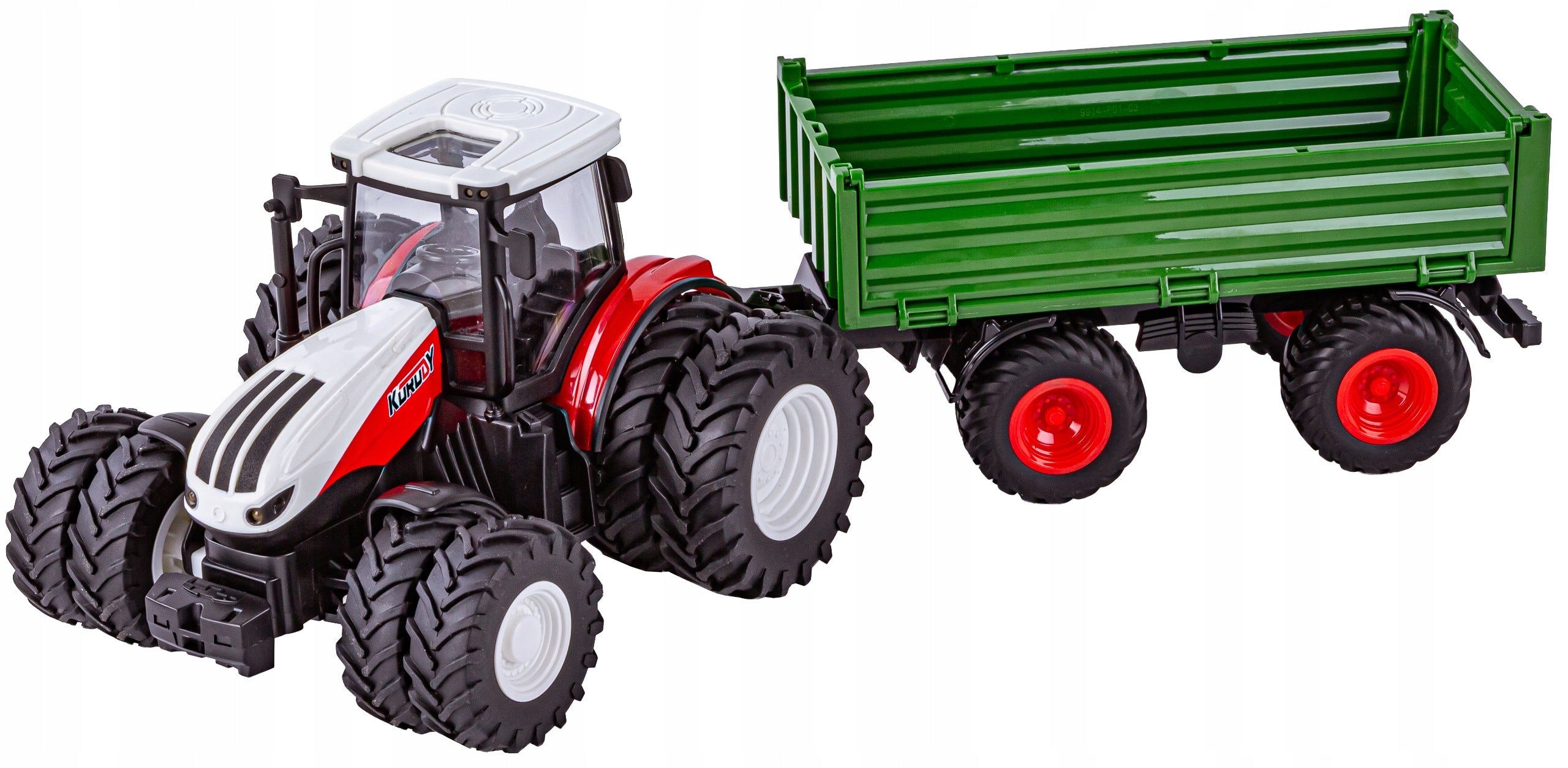 LARGE TRACTOR With Trailer RC TRACTOR Remote Controlled Semitrailer 1:24 2,4 GHz Packaging status original