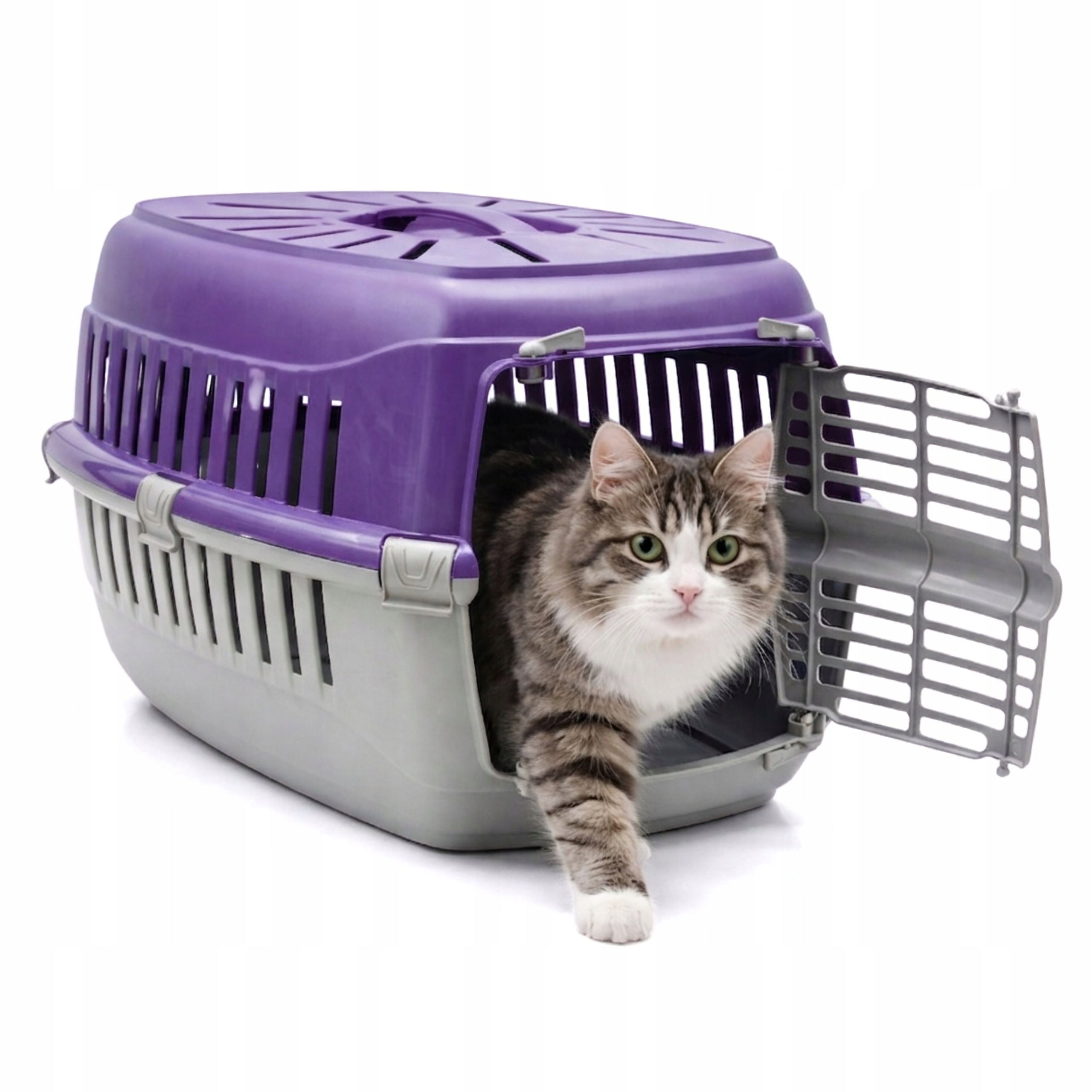 LARGE TRANSPORTER PURPLE solid BOX playpen CAGE for CAT RABBIT DOG