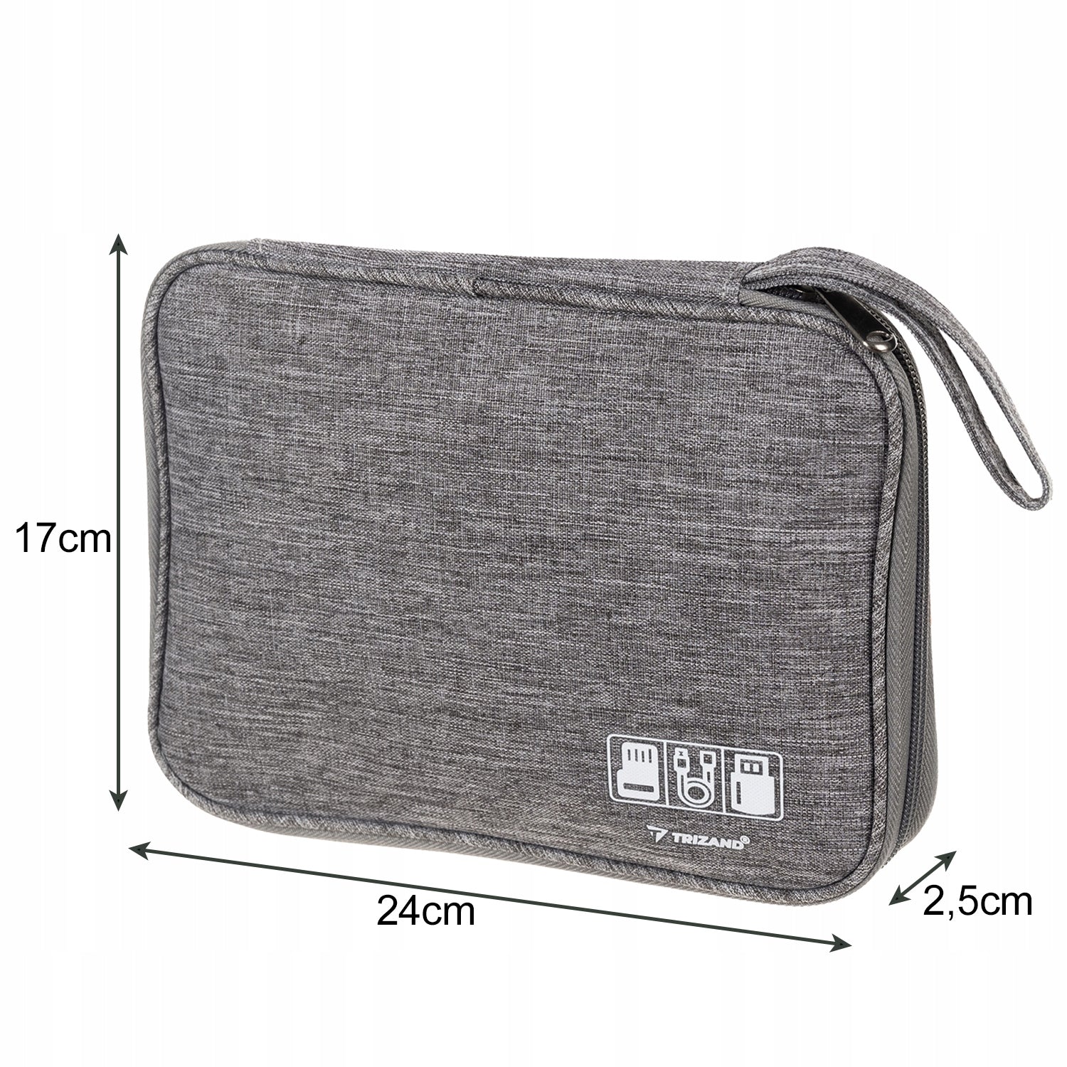 LARGE TRAVEL ORGANIZER FOR CHARGER CABLES FOR CABLES CASE + HOLDER Packaging status original