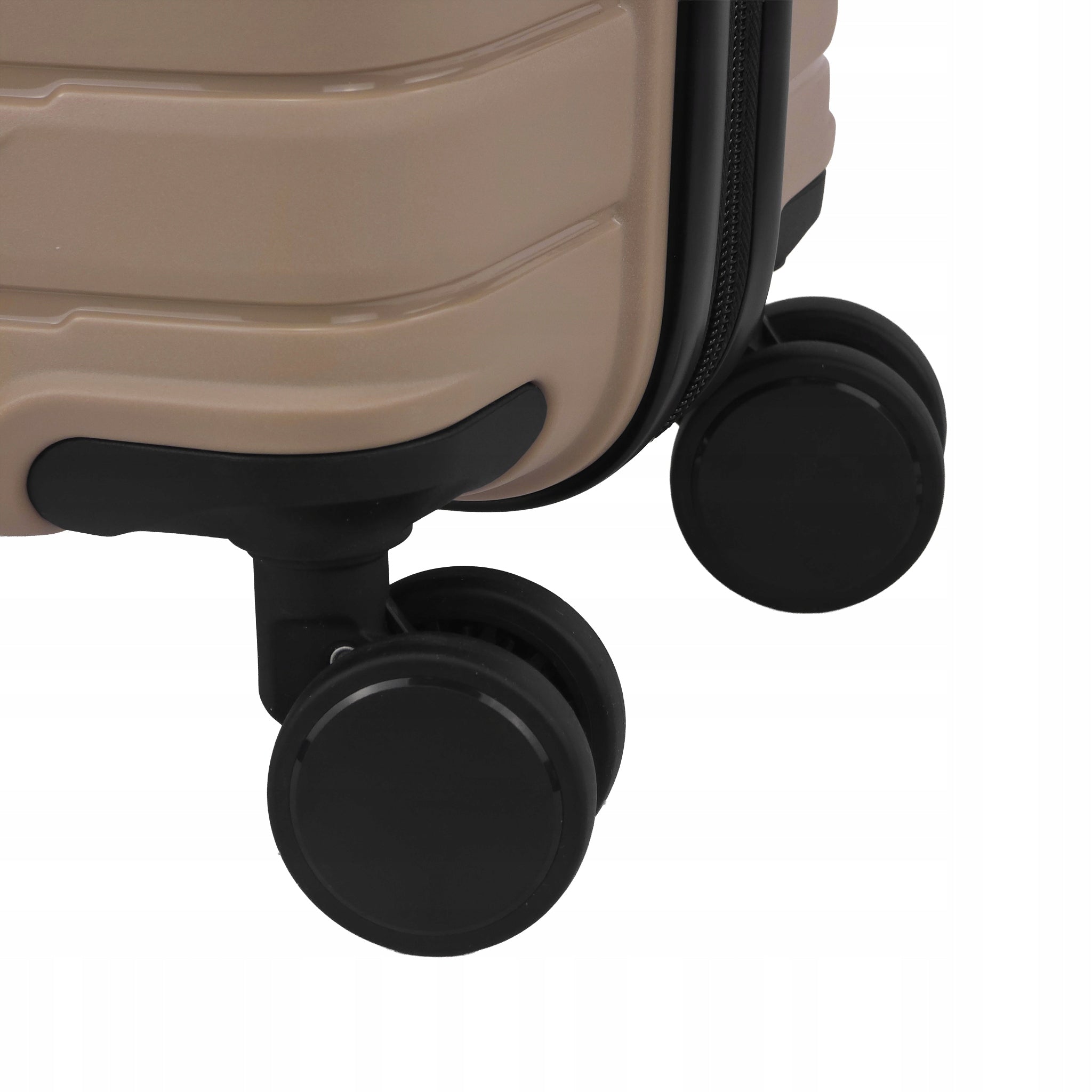 LARGE TRAVEL SUITCASE MADE OF POLYPROPYLENE LUGGAGE DIAMOND BEIGE XL 28" P420 Model EMERALD
