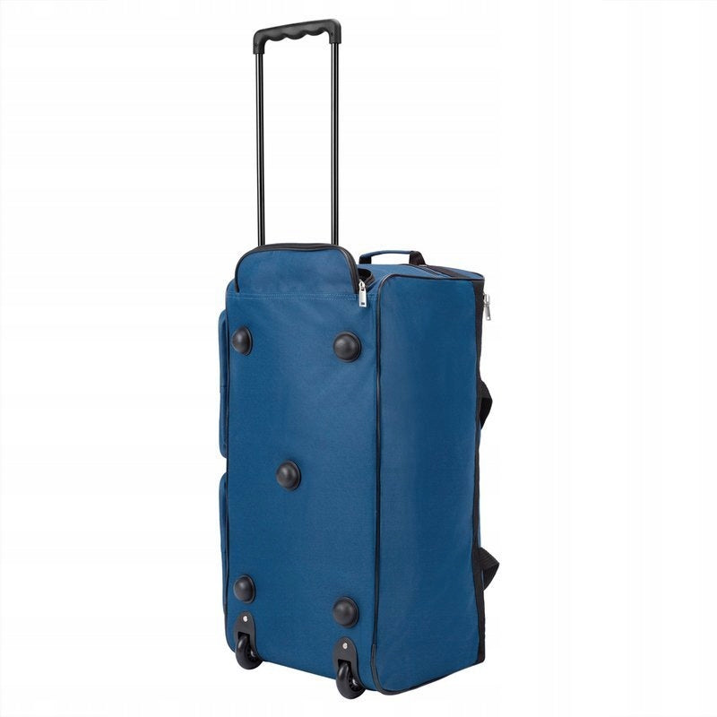 LARGE TRAVEL SUITCASE ON WHEELS 85L BLUE EAN (GTIN) 4250525377774