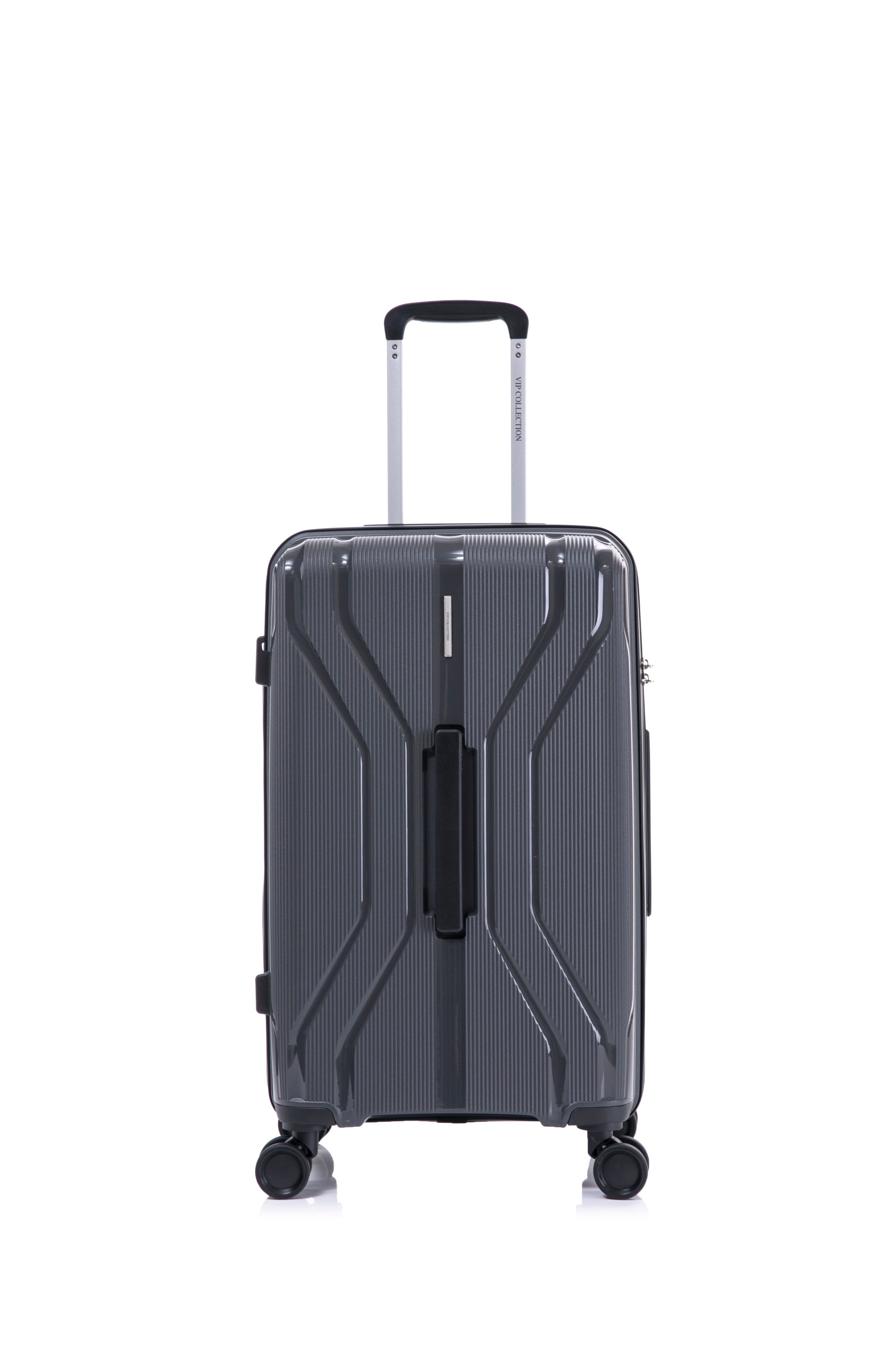 LARGE TRAVEL SUITCASE ON WHEELS HARD STRONG XXL 29" GRAFFITE POLYPROPYLENE Packaging status original