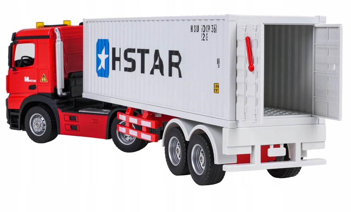 LARGE TRUCK REMOTE CONTROLLED AUTO rc TIR CONTAINER SHIP PILOT XXL 53 cm Packaging status original