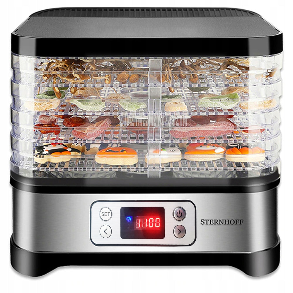 LARGE VEGETABLE FRUIT MUSHROOM DRYER POWER 500W XL TIMER ROOMY DURABLE