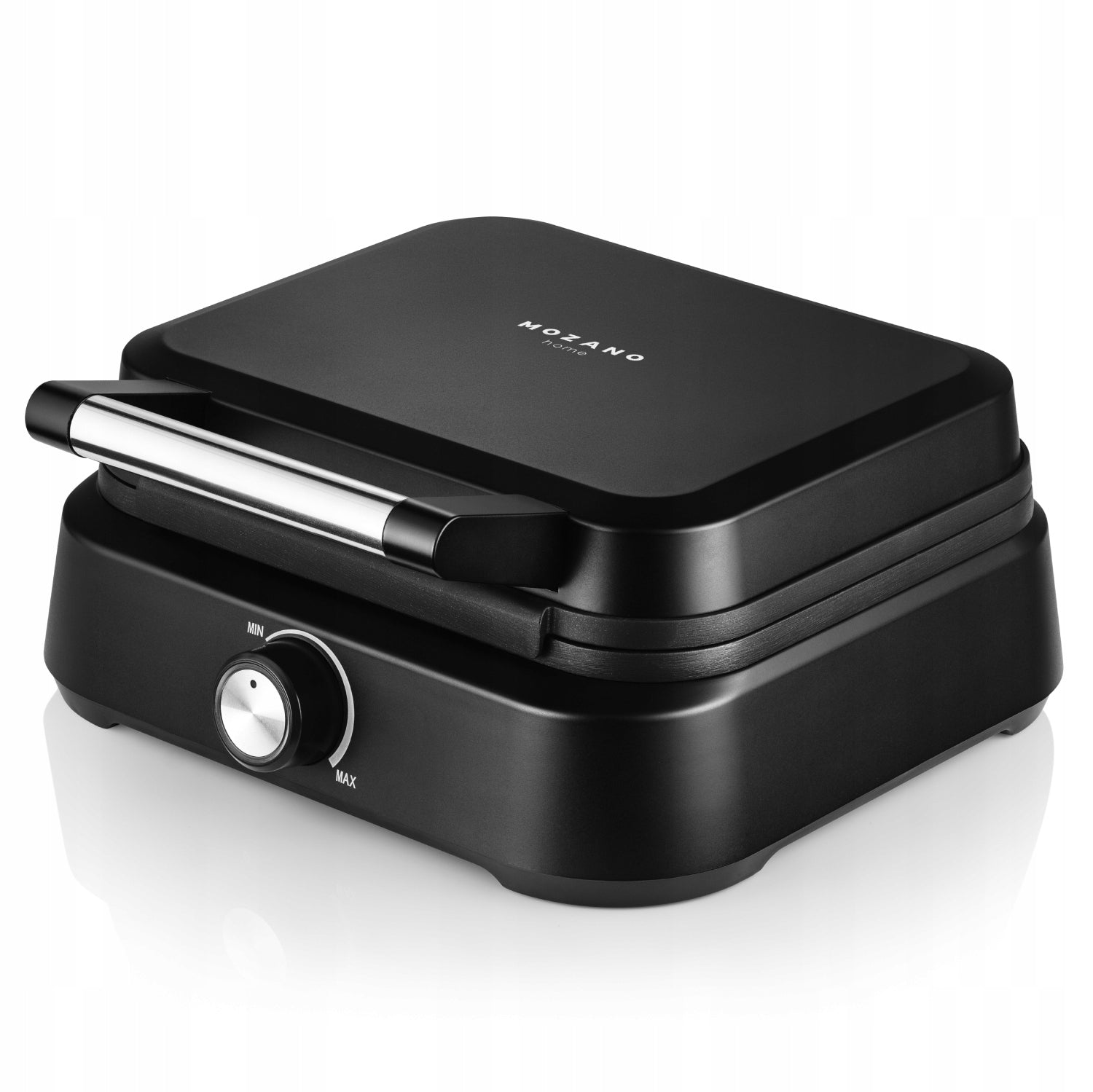 LARGE WAFFLE IRON MOZANO SMART POWERFUL POWER 2200W BLACK 2 LARGE TASTY WAFFLES Power rating 2200 W
