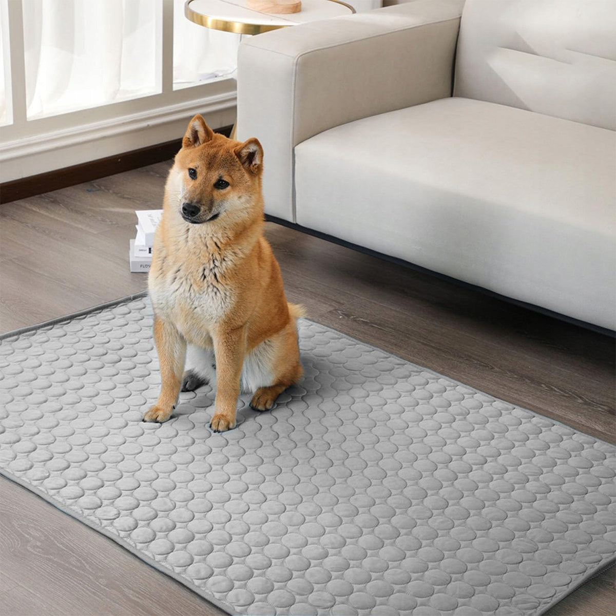 LARGE WATERPROOF COOLING MAT FOR DOG AND CAT XL 100x75CM Length 100 cm