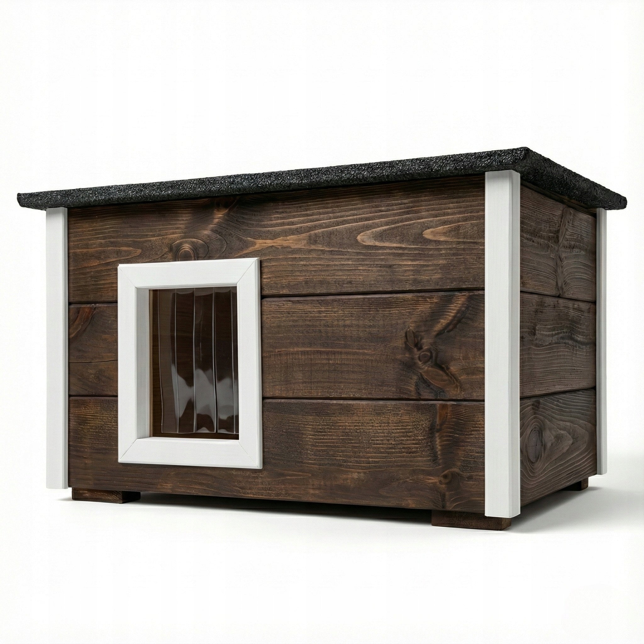 LARGE WHOLE INSULATED BOOTH BUDA CAT HOUSE SENDS IN FULL + FREEBIE Brand Pethouse