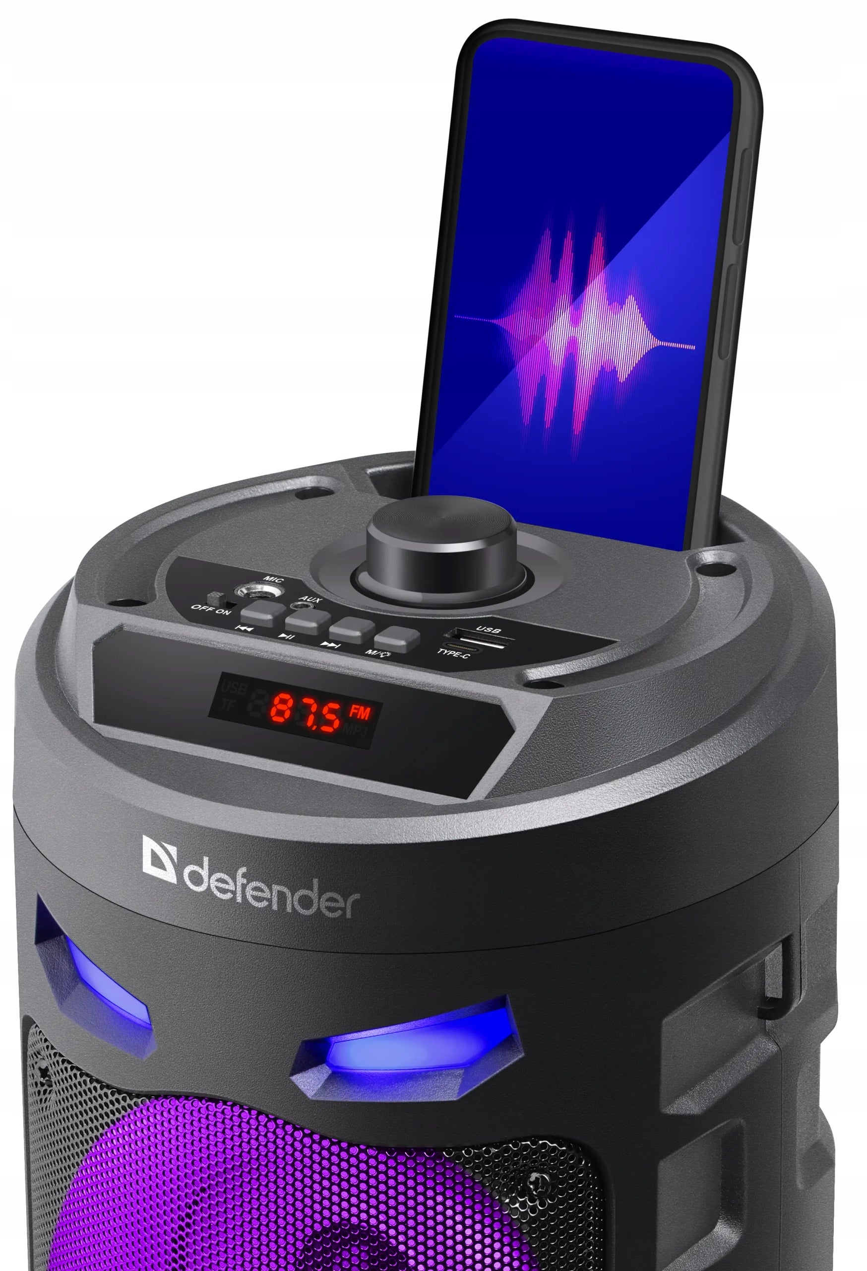 LARGE WIRELESS BLUETOOTH SPEAKER BOOMBOX USB LEDY REMOTE CONTROL MULTIFUNCTIONAL Packaging status original