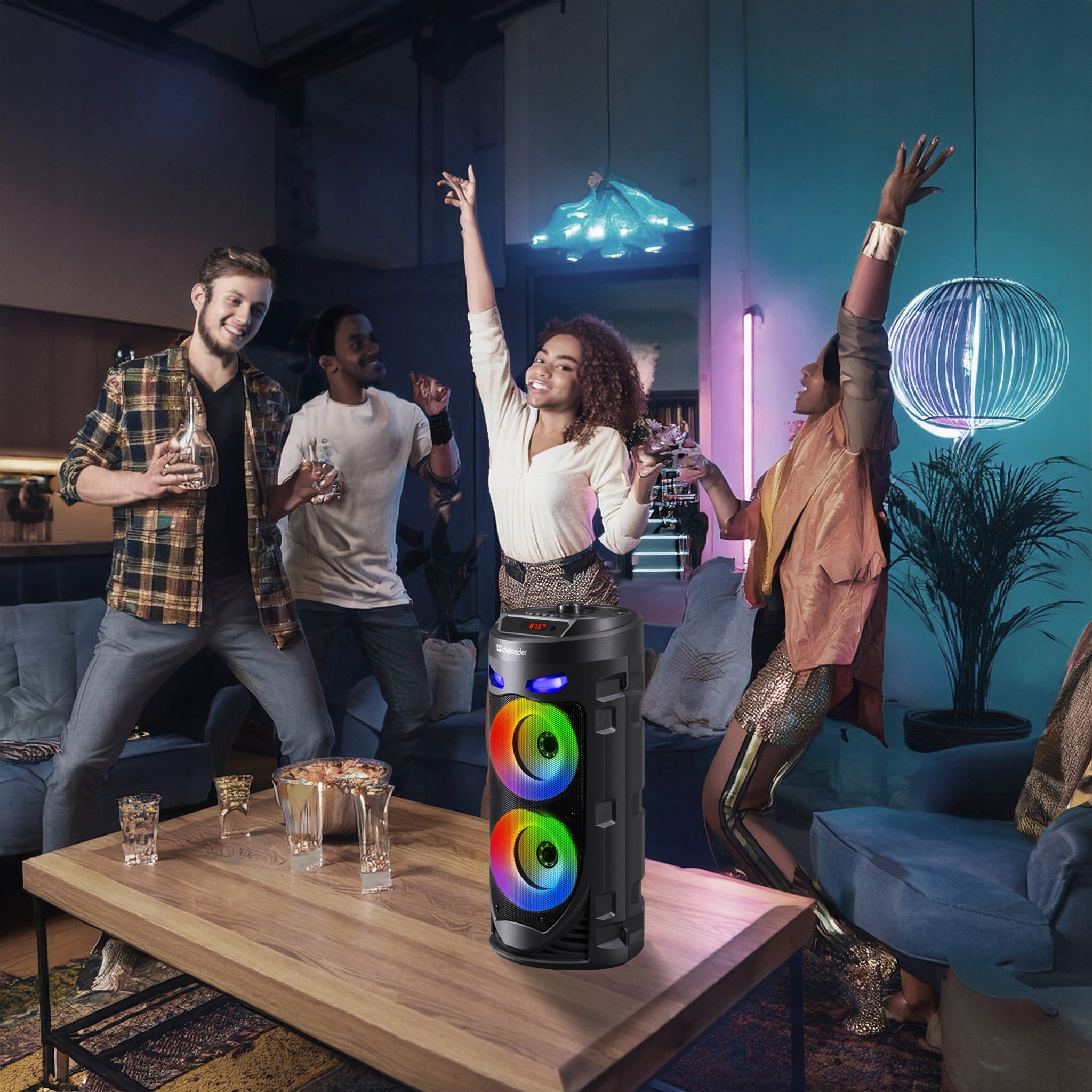 LARGE WIRELESS SPEAKER BOOMBOX MOBILE KARAOKE SOUND SYSTEM Manufacturer code Radio Miniwieza Kolumna Tuba Bluetooth Audio