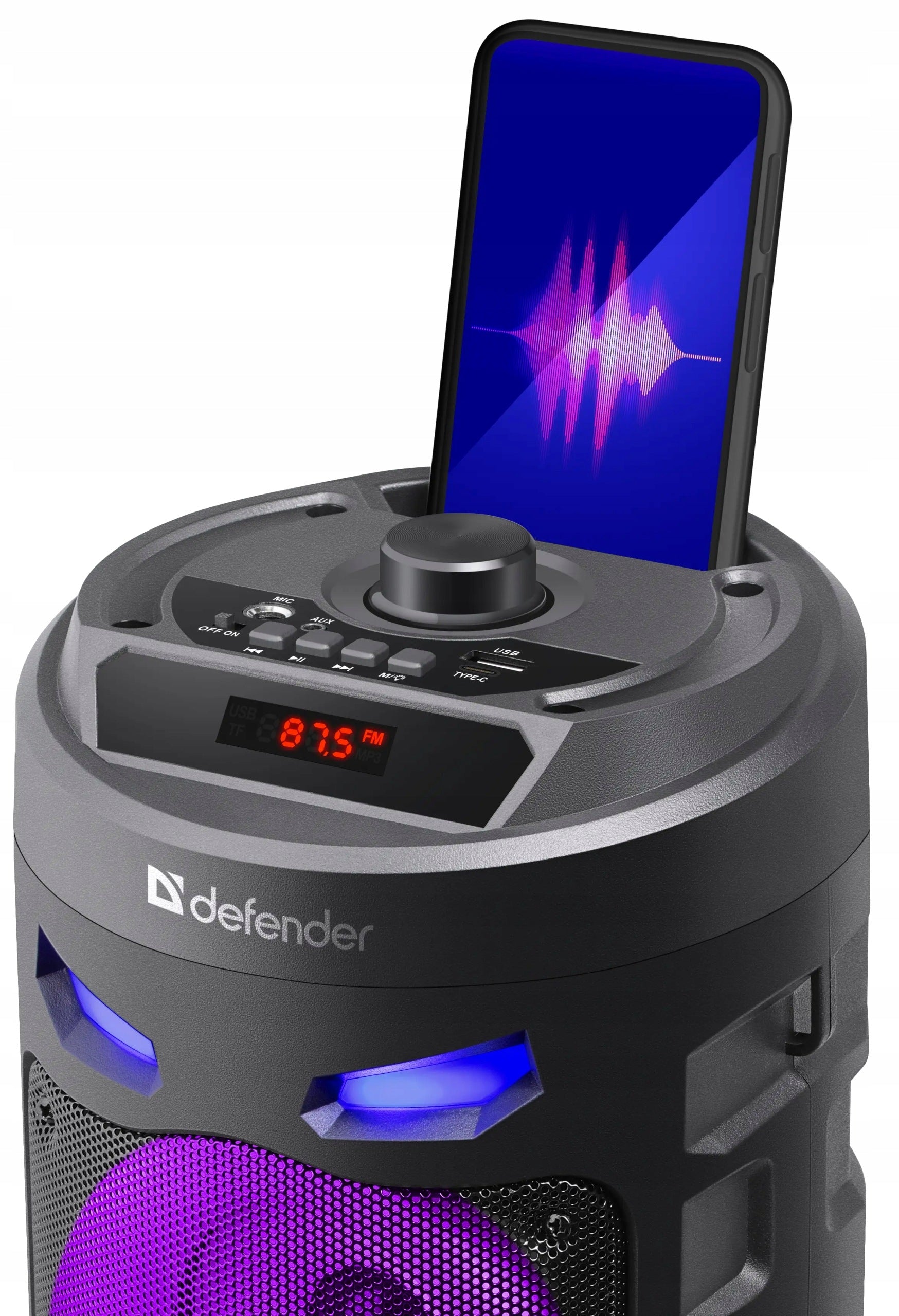 LARGE WIRELESS SPEAKER BOOMBOX MOBILE KARAOKE SOUND SYSTEM Packaging status original