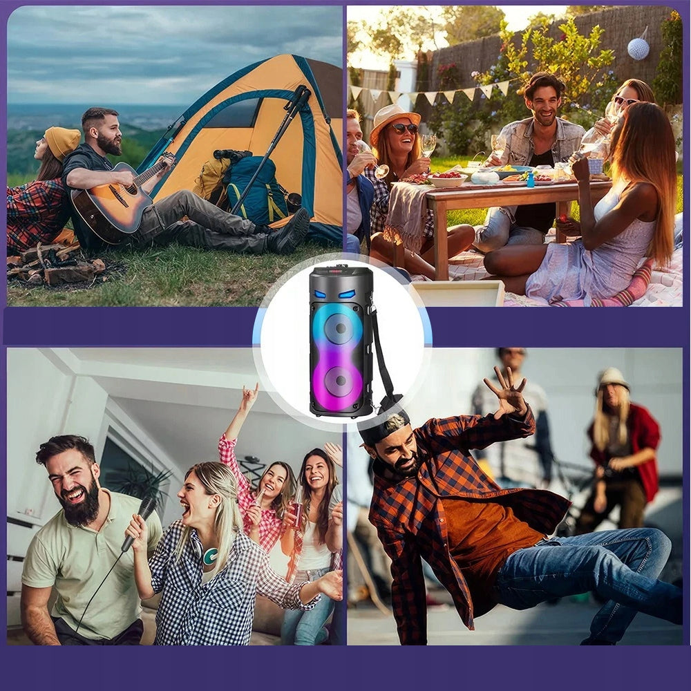 LARGE WIRELESS SPEAKER BOOMBOX MOBILE SOUND SYSTEM WITH MICROPHONE Model other