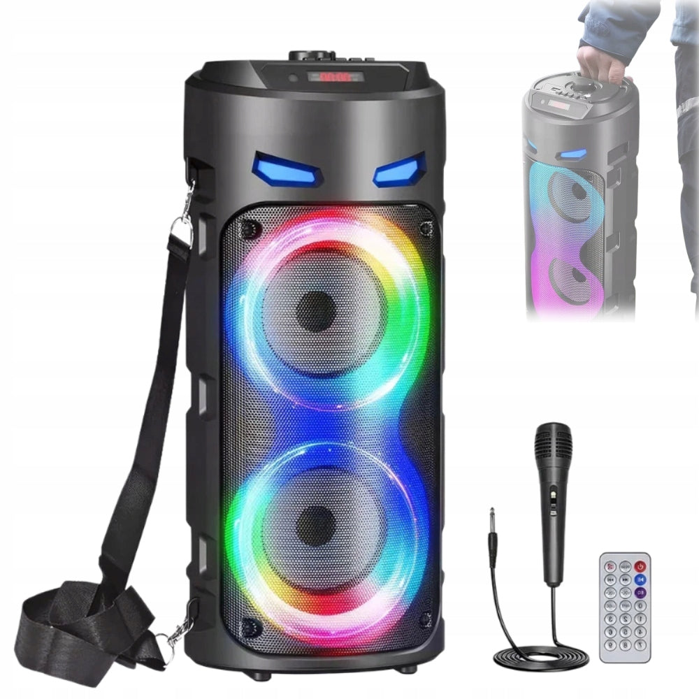 LARGE WIRELESS SPEAKER BOOMBOX MOBILE SOUND SYSTEM WITH Microphone