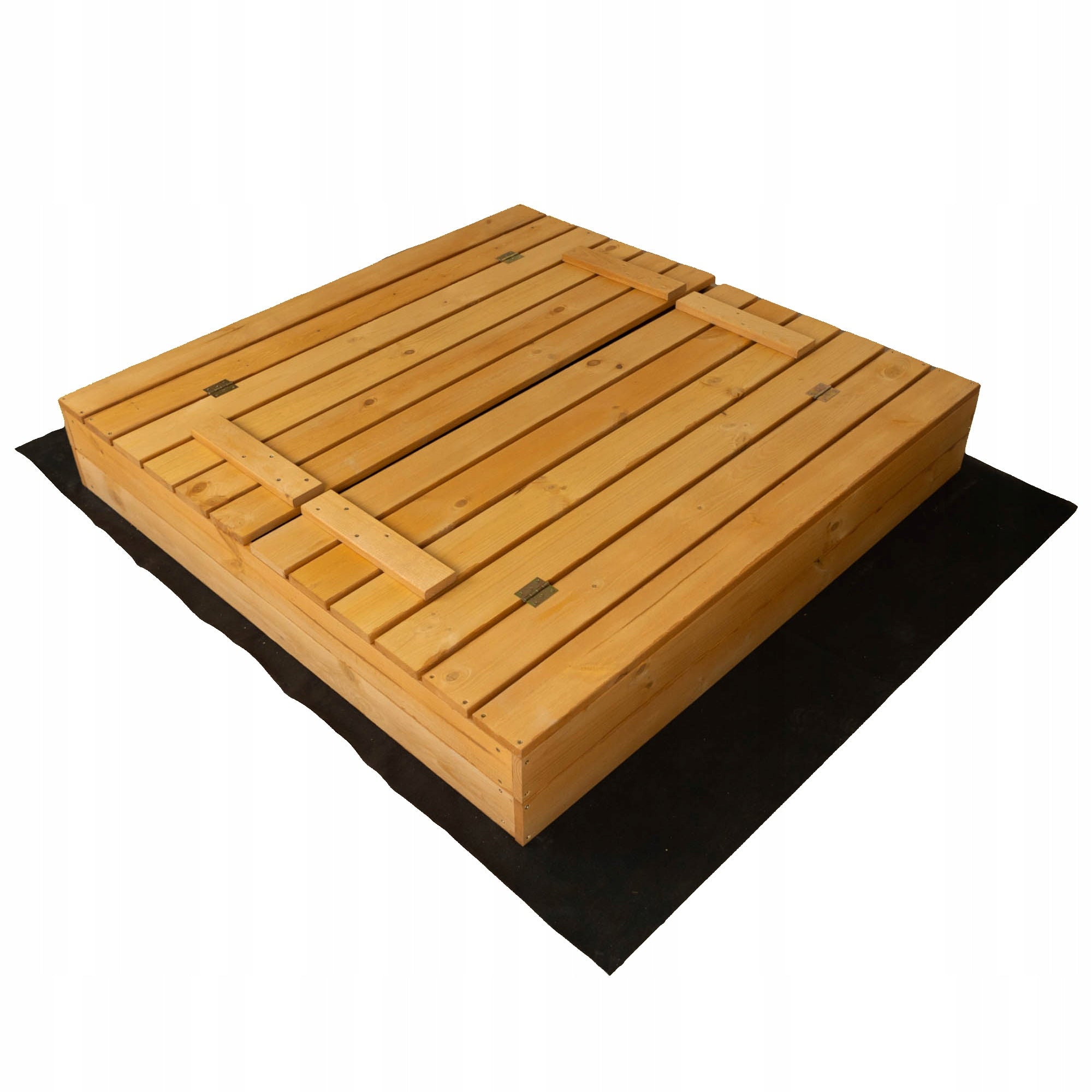 LARGE WOODEN SANDBOX CLOSED 120cm IMPREGNATED POLISH MANUFACTURER Kid's age 12＋ months