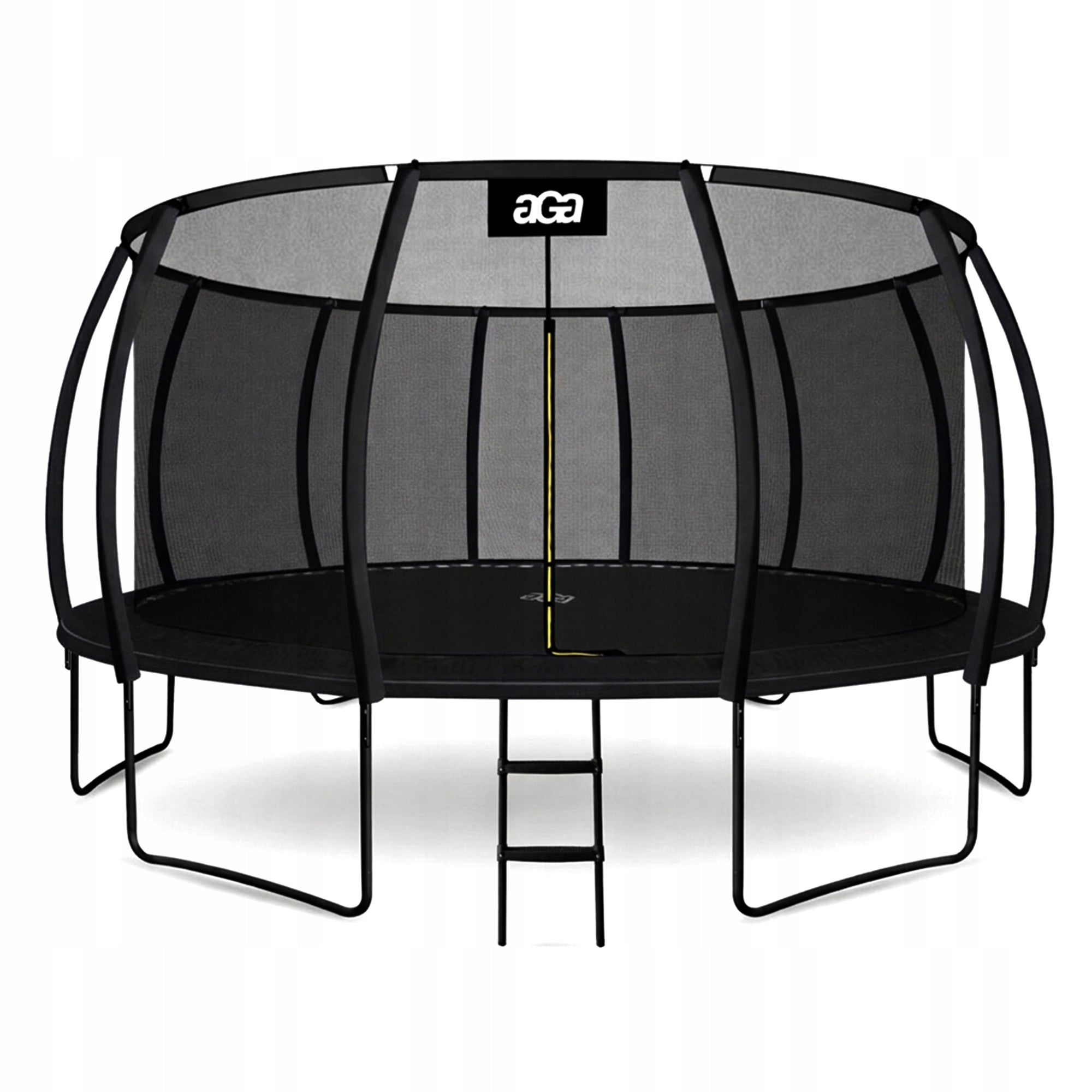 LARGEST Trampoline on the Market aGa SPORT EXCLUSIVE 500 cm 16 ft. Black Brand Aga