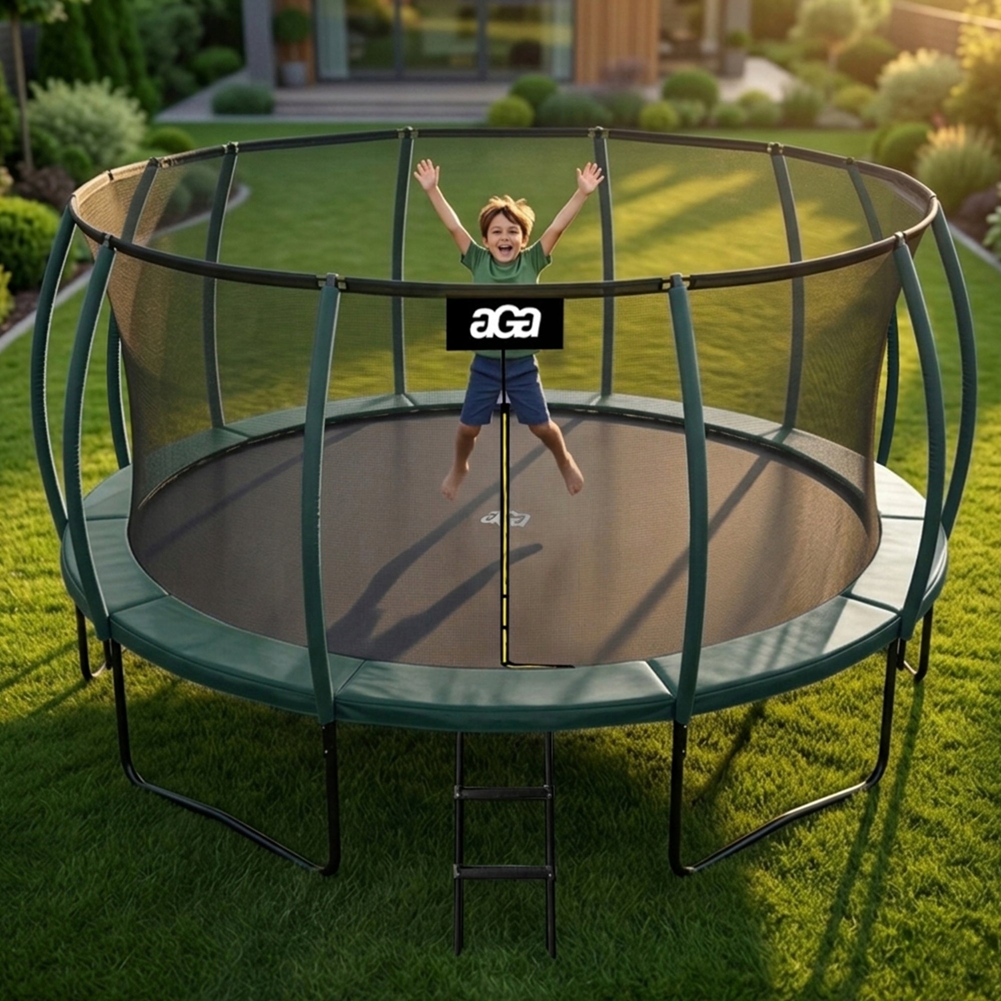 LARGEST Trampoline on the Market aGa SPORT EXCLUSIVE 500 cm 16 ft. DG PREMIUM Manufacturer code MRPU1016DG