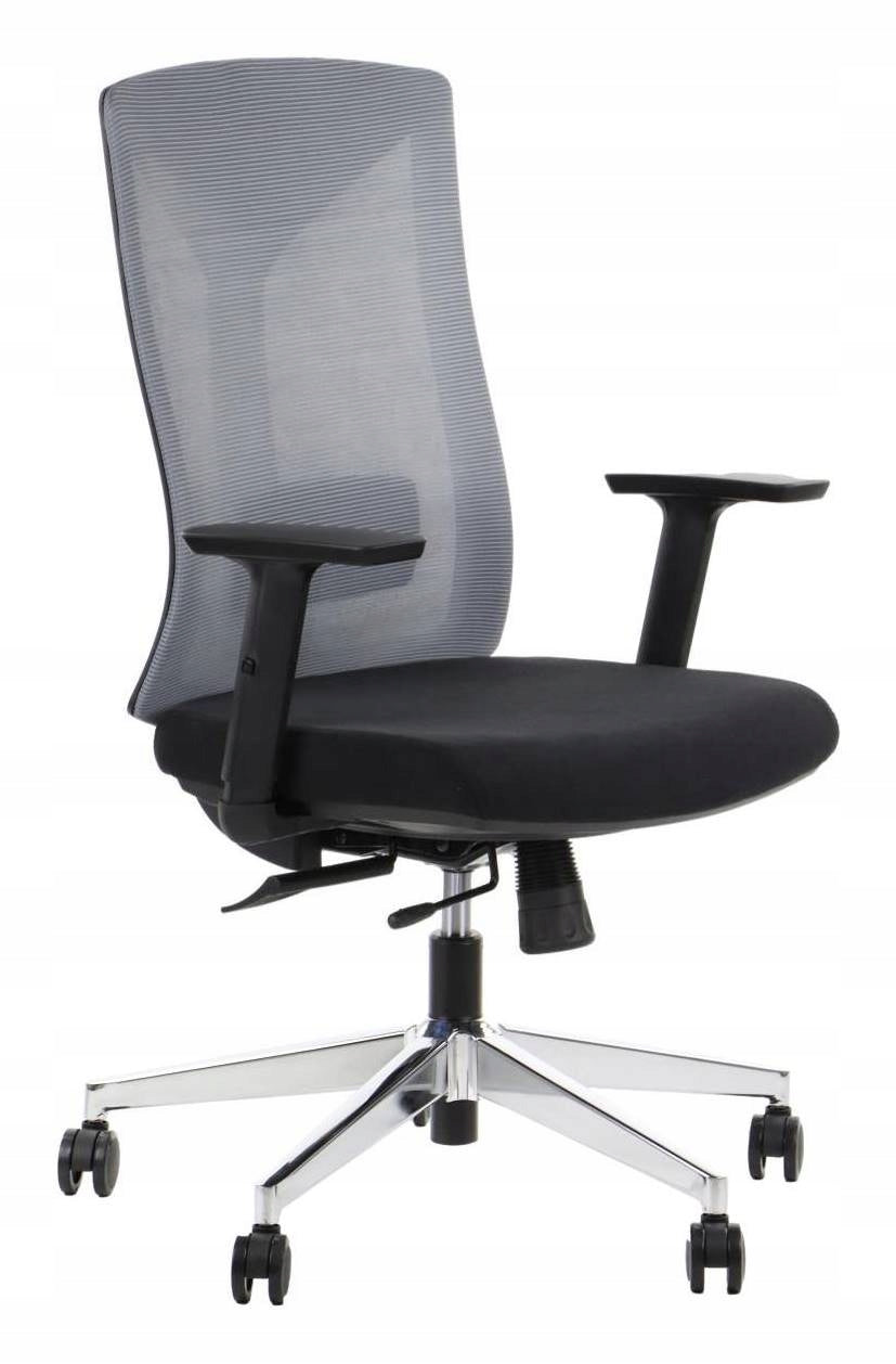 LARRY Swivel Chair Grey Office Mesh Ergonomic Fabric Chair EAN (GTIN) 5906122403802