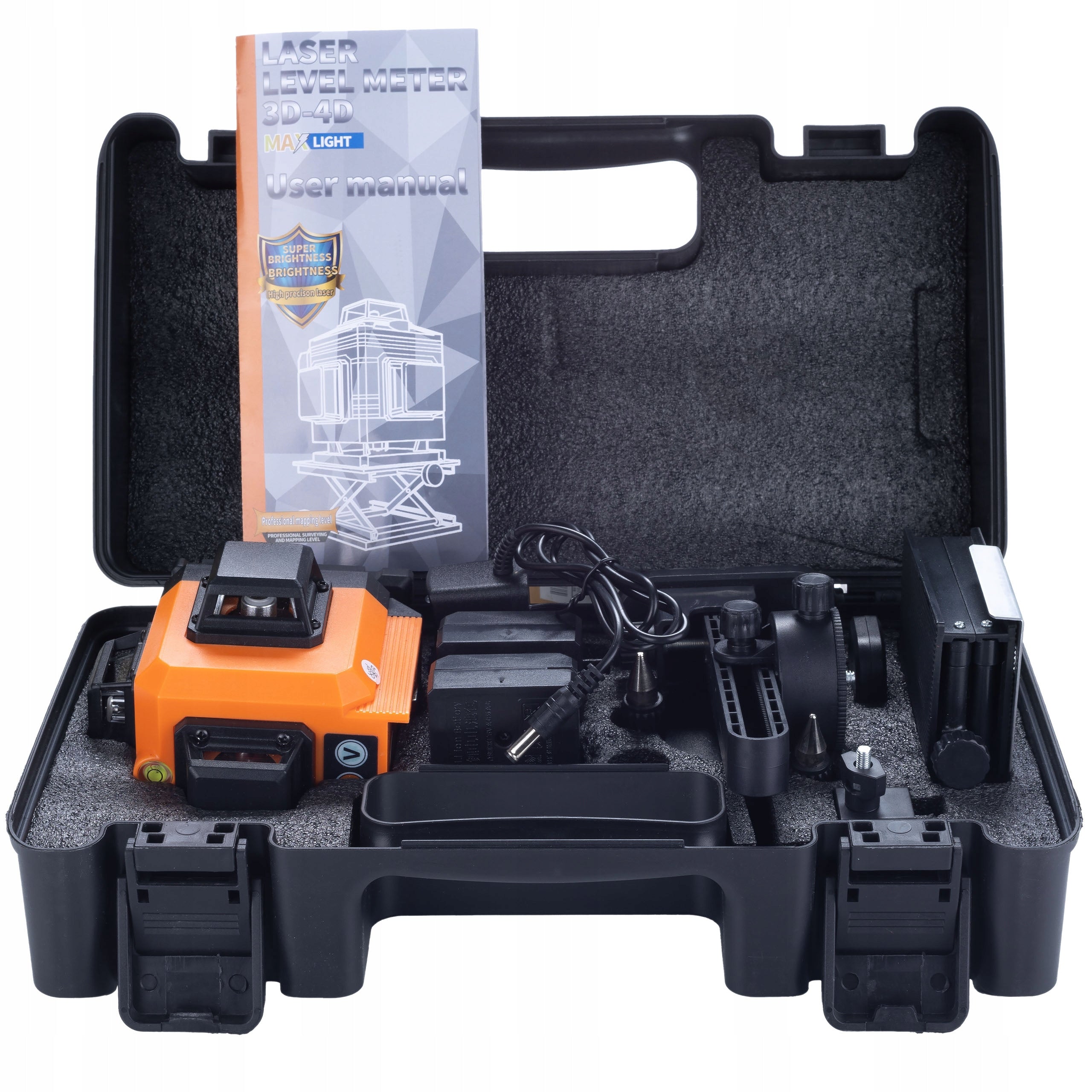 LASER CROSS LEVEL 360 16L + POLE STAND Brand Rosfix