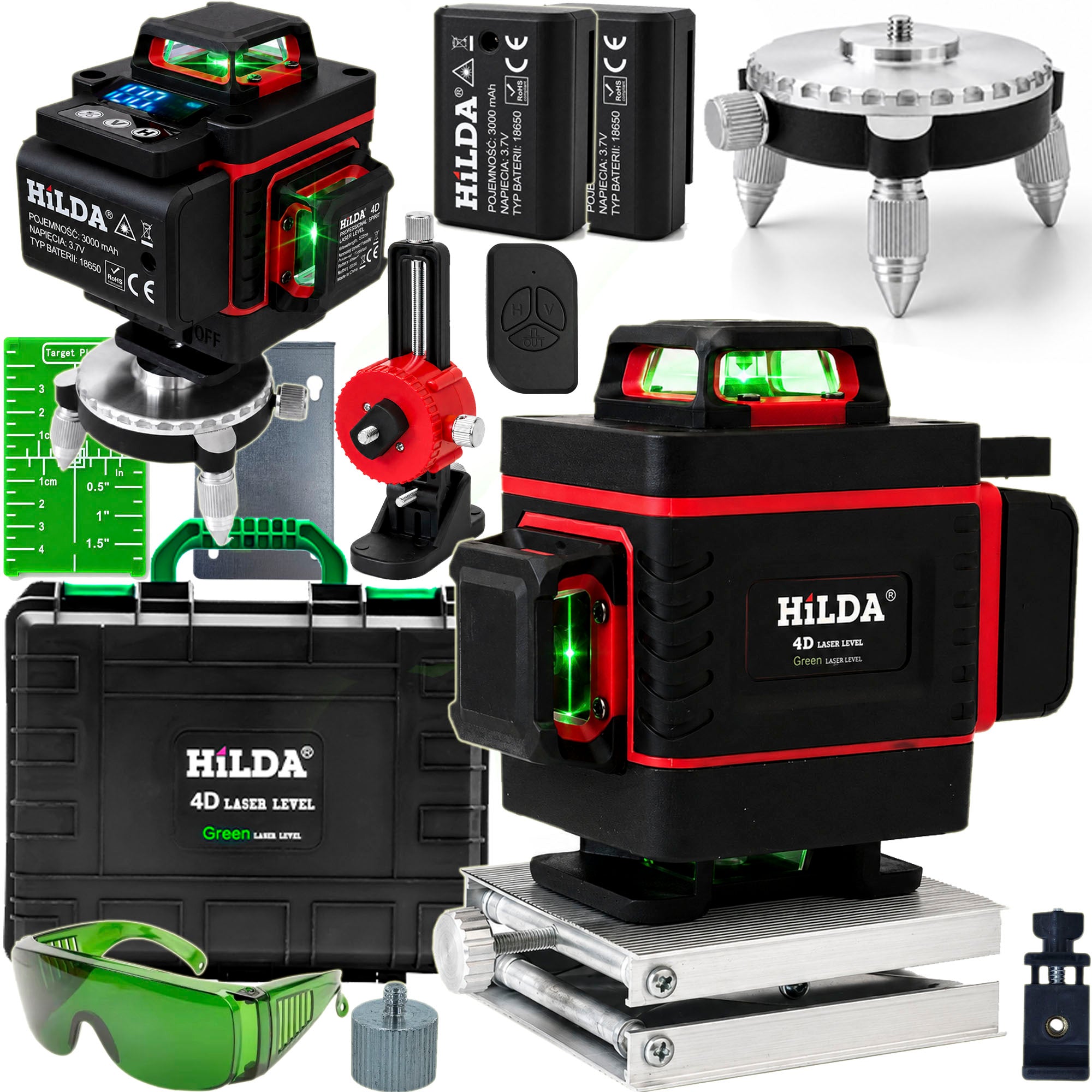 LASER LEVEL 360 HILDA 4D MAX 16 LINES PLANE CROSS LASER