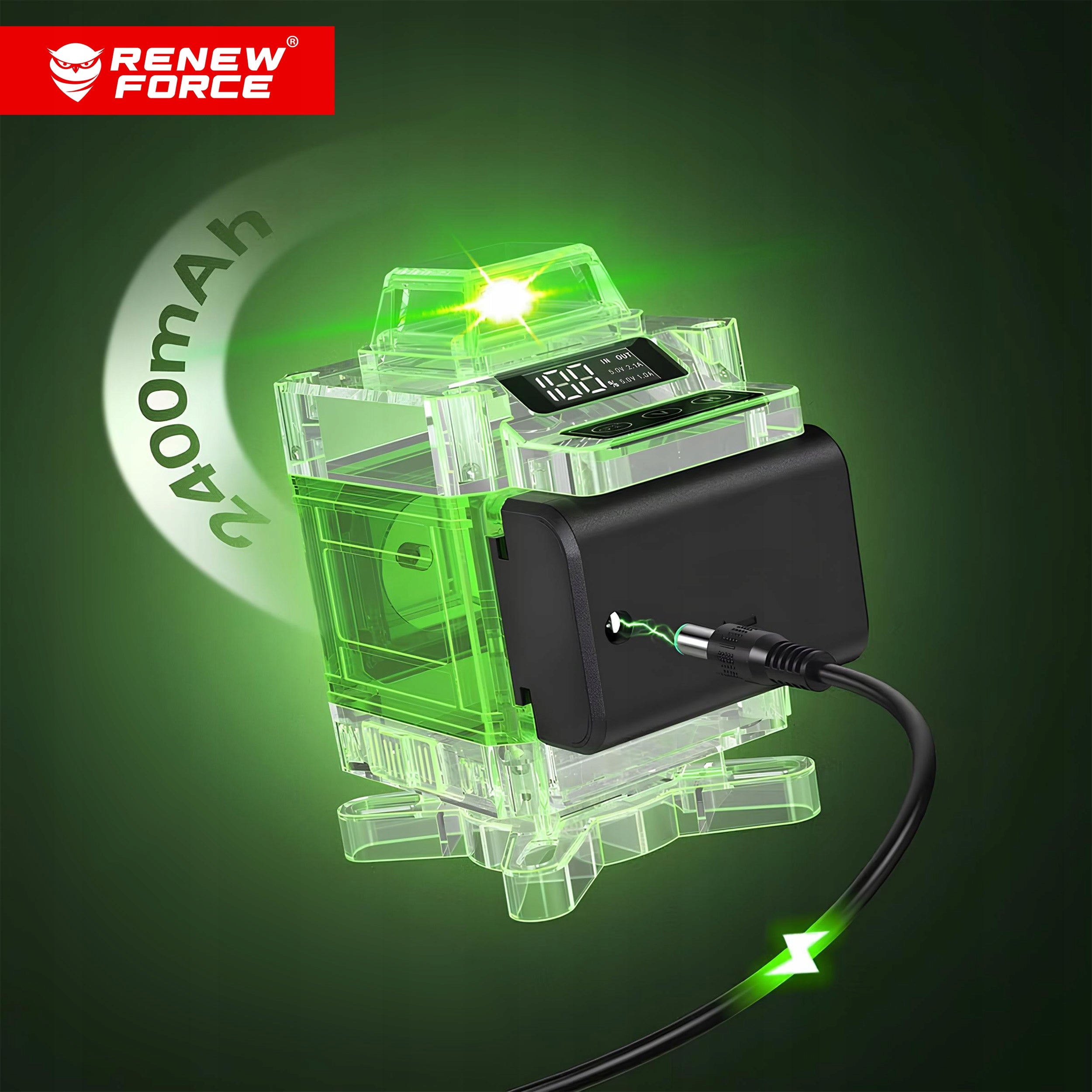 LASER LEVEL 360 PLANE 3D 16 LINE CROSS LASER GREEN PRO Manufacturer code ODPORNA SAMOPOZIOMUJĄCA UCHWYT MONTAŻOWY