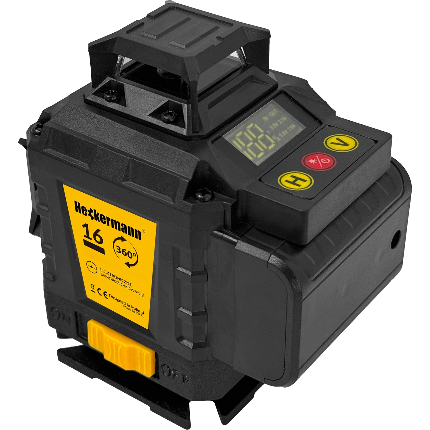 LASER LEVEL 360 PLANE 4D CROSS LASER SELF LEVELING Manufacturer code SPL016 + Tarcza + Okulary