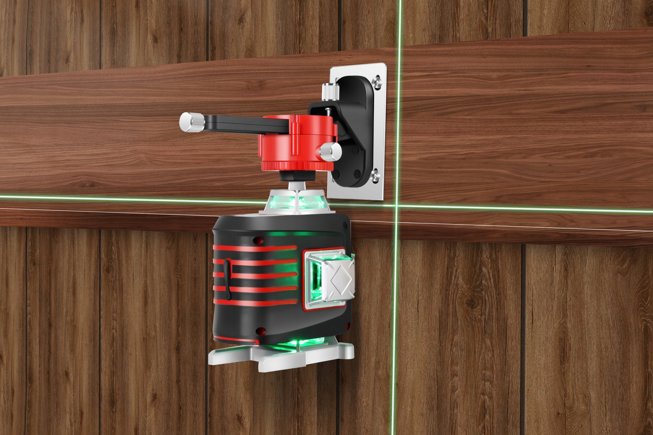 LASER LEVEL 360° SELF LEVELING CROSS LASER 16 LINES 4D GREEN EAN (GTIN) 5905108473853