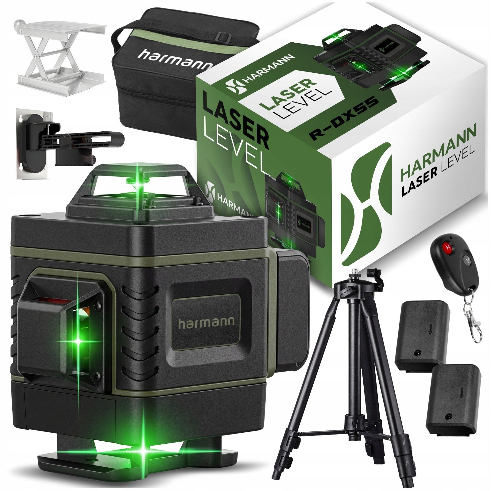 LASER LEVEL CROSS LASER 4D 16 LINES 360 LASER SET +STAND