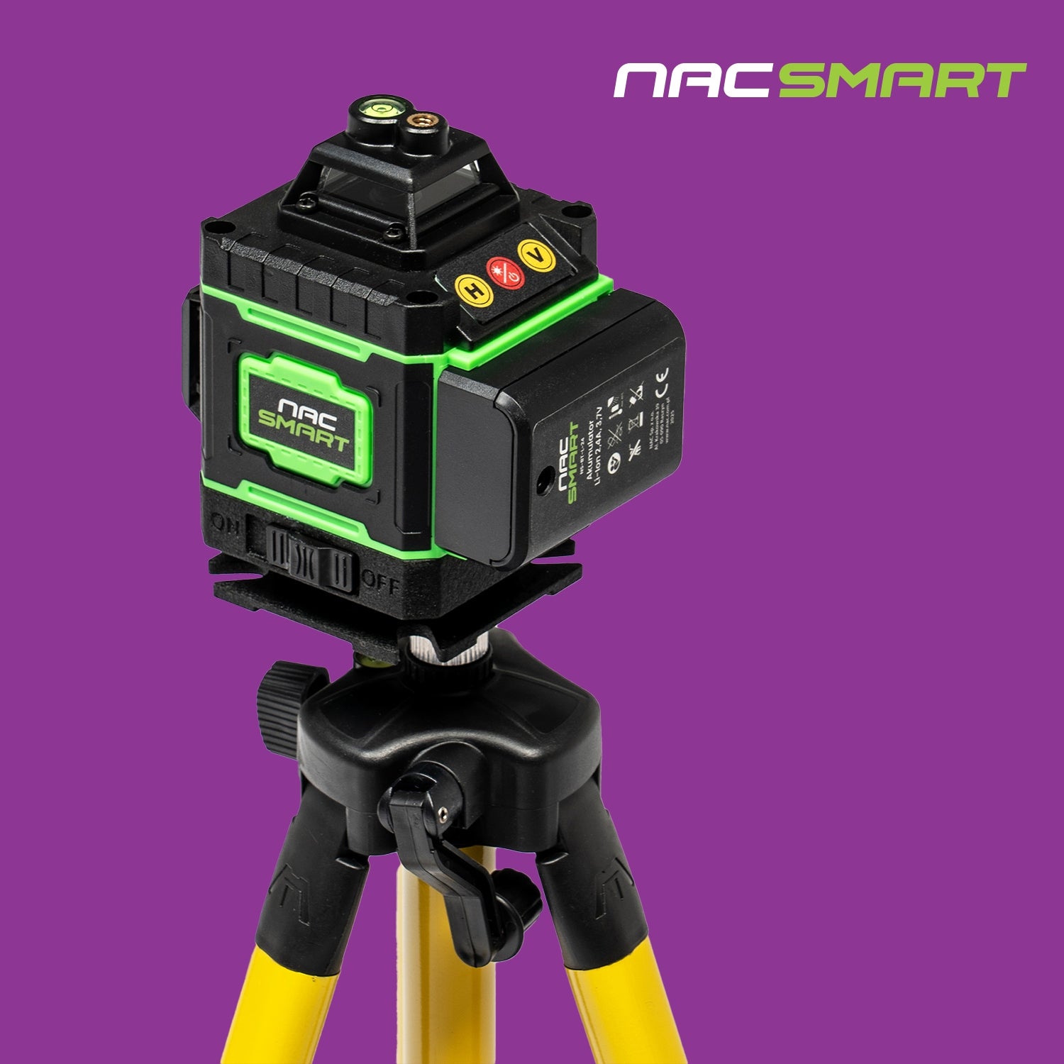 LASER LEVEL CROSS LASER 4D 360 16 LINE REMOTE CONTROL TRIPOD NAC SMART Certificates of conformity CE