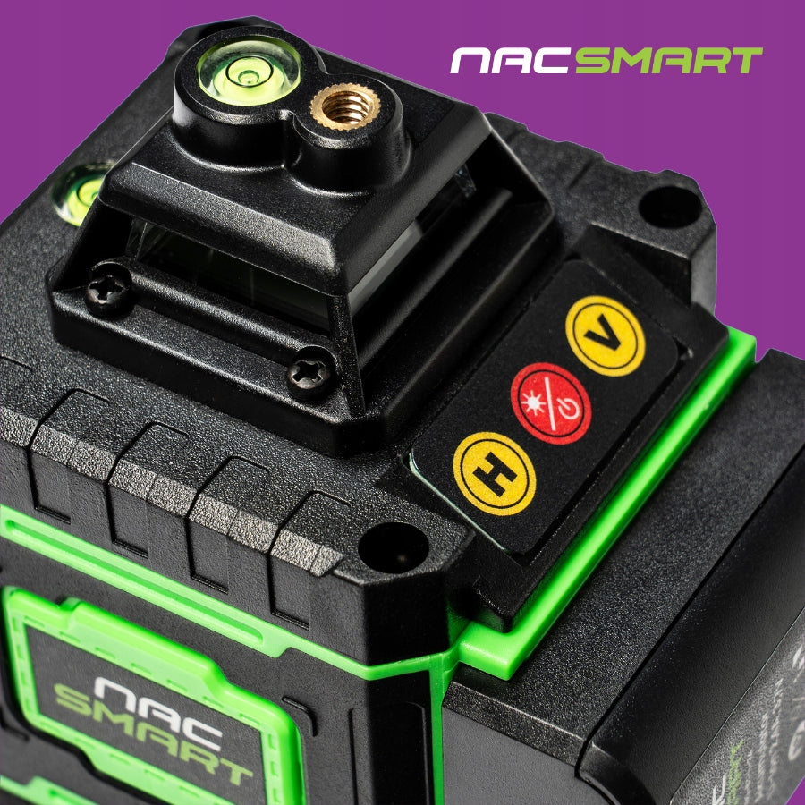 LASER LEVEL CROSS LASER 4D 360 16 LINE REMOTE CONTROL TRIPOD NAC SMART Product weight with unit packaging 2 kg