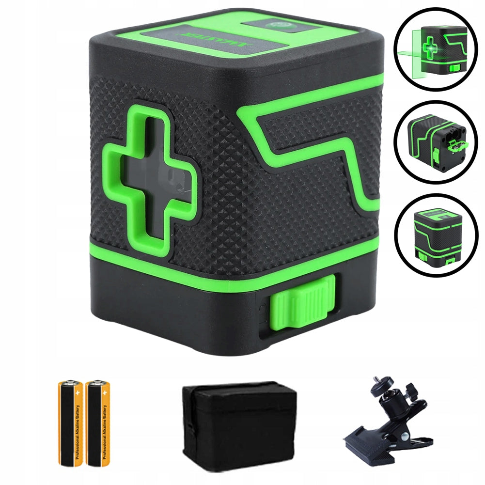 LASER LEVEL CROSS LASER SELF-LEVEL SET BATTERIES BUCKLE 360° 25M
