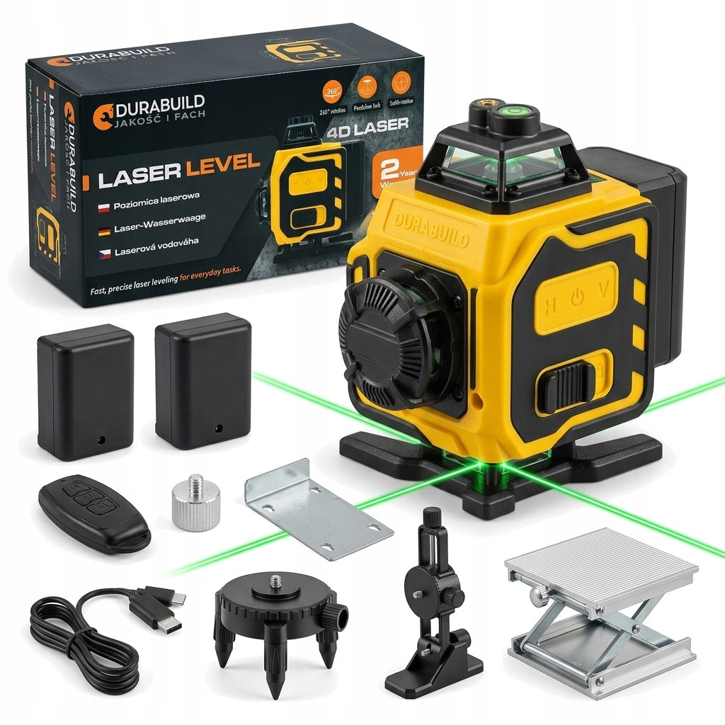 LASER LEVEL PLANE CROSS LASER 360 4D 16 LINES PRO GREEN