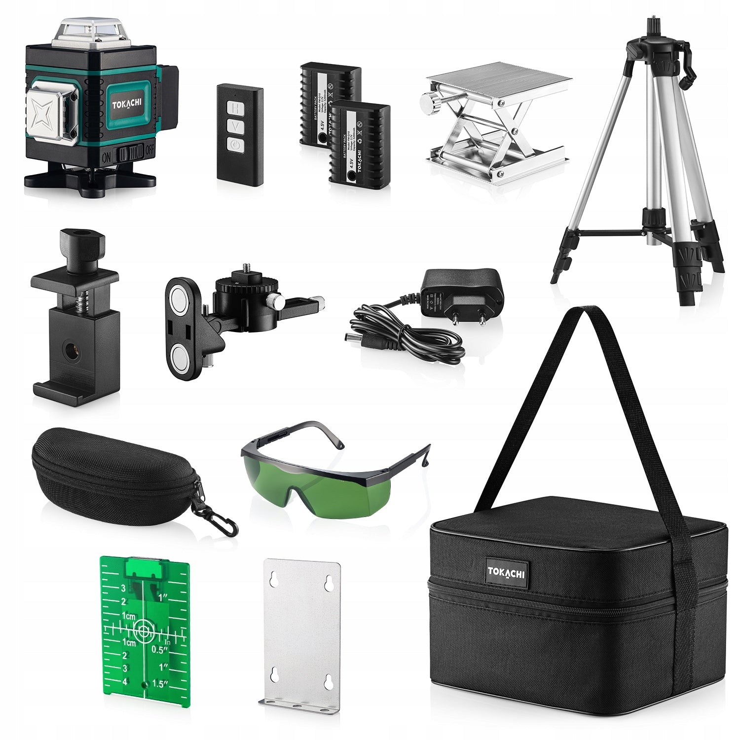 LASER LEVEL PRO 4D PLANE 360 CROSS LASER GREEN WITH TRIPOD Manufacturer code POZIOMICA 360 LASEROWA 4D PŁASZCZYZNOWA