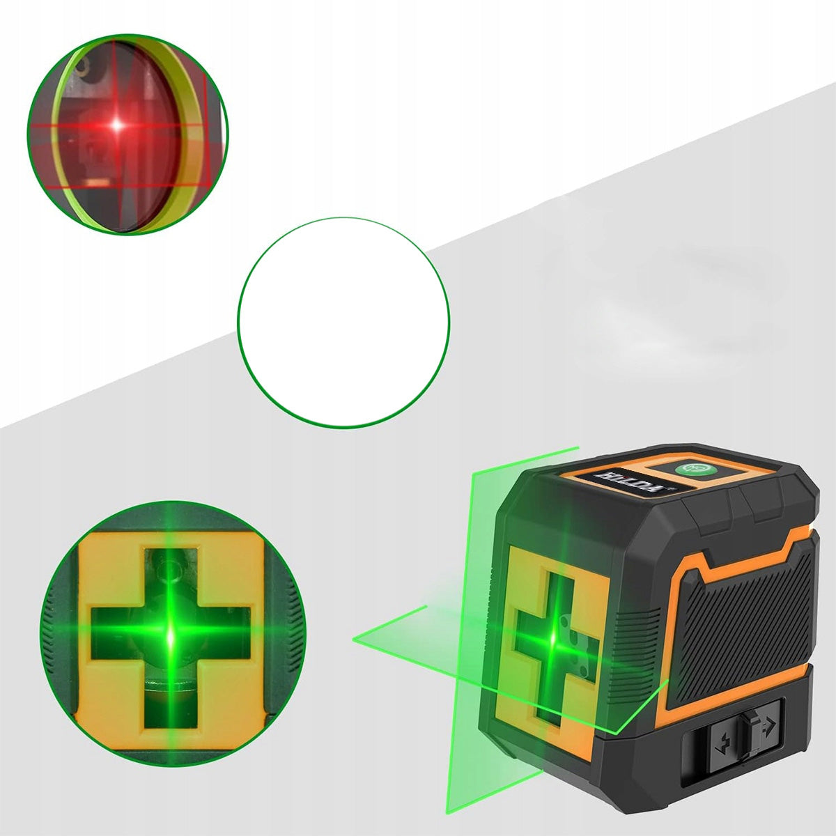 LASER LEVEL PRO CROSS LASER 360 4D 2x AKU TRIPOD Batteries included yes