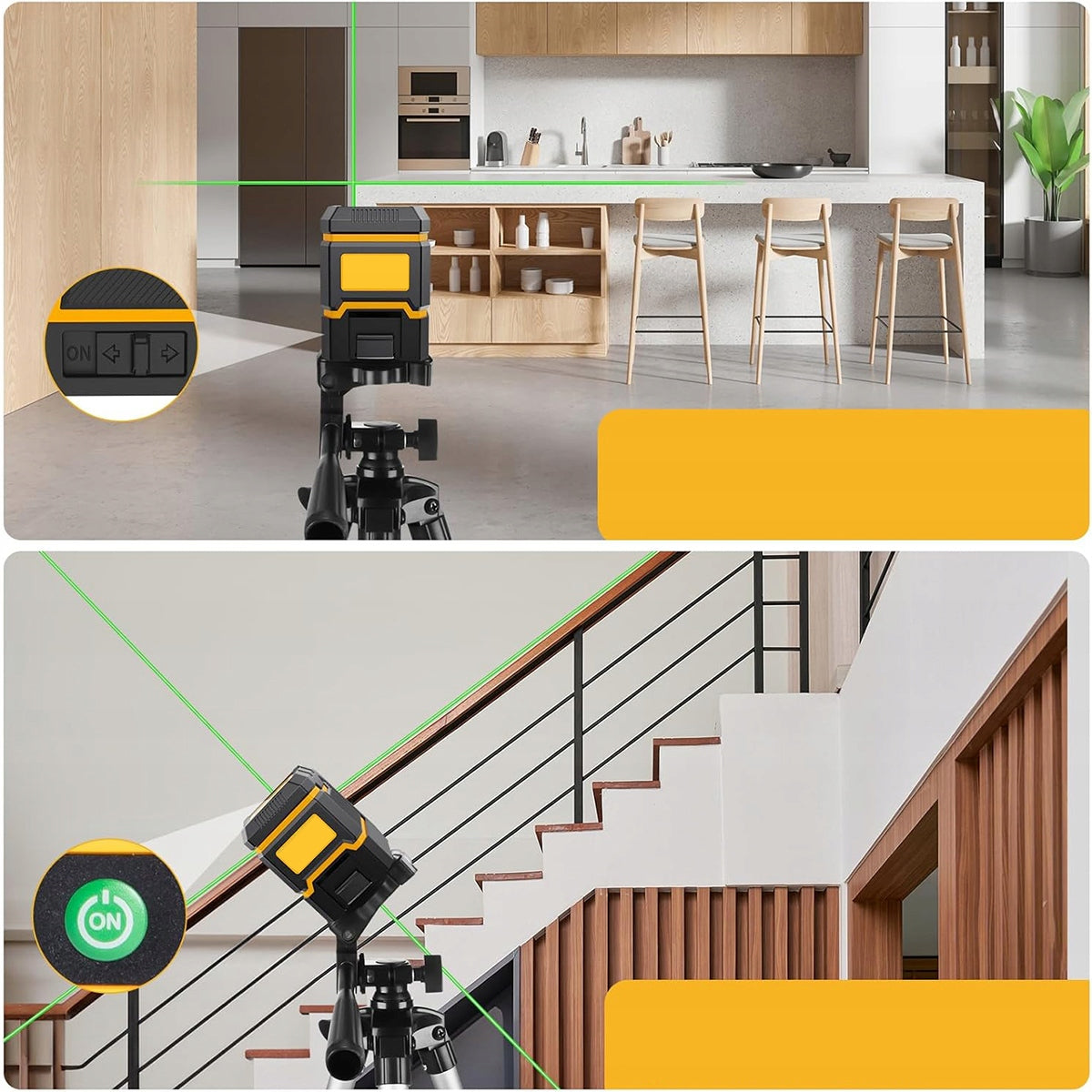 LASER LEVEL PRO CROSS LASER 360 4D 2x AKU TRIPOD Brand no brand