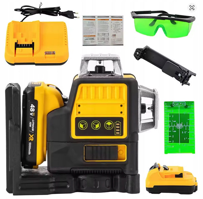 LASER LEVEL SELF LEVELING CROSS LASER 50m SET PL