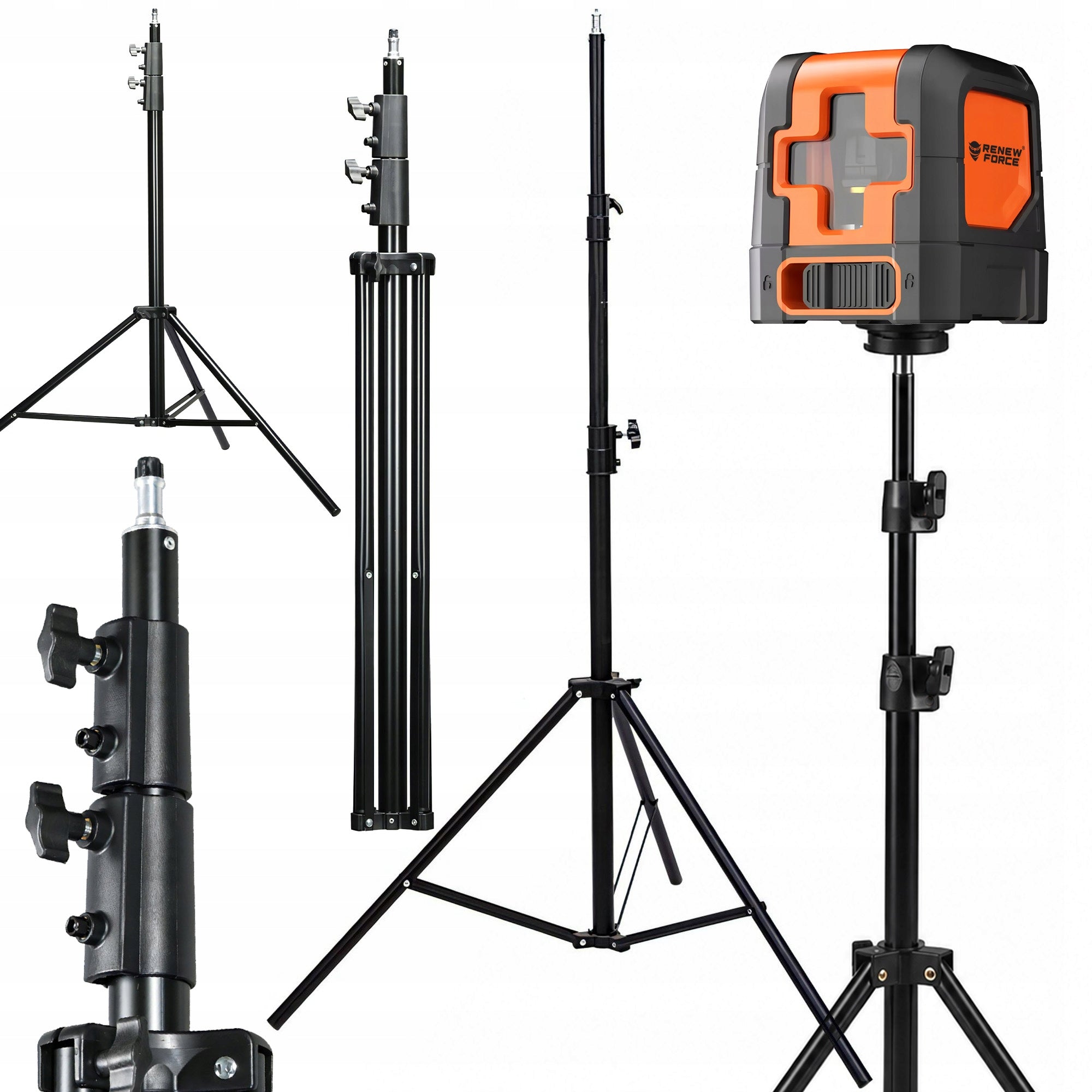 LASER LEVEL TRIPOD THREAD 1/4" INCH 360