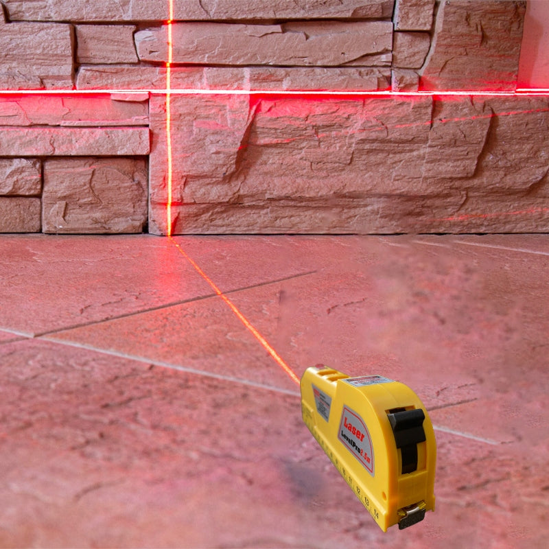 LASER LEVEL WITH MEASURING CUP PRECISION MEASURE 250 cm LASER LED LIBELS INCHES Brand RETOO