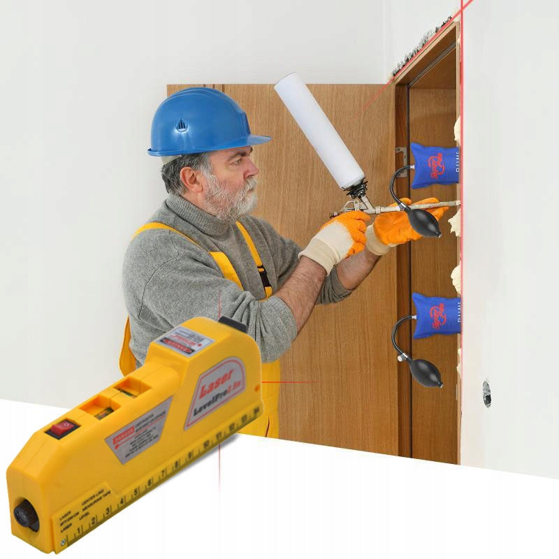 LASER LEVEL WITH MEASURING CUP PRECISION MEASURE 250 cm LASER LED LIBELS INCHES Kind other