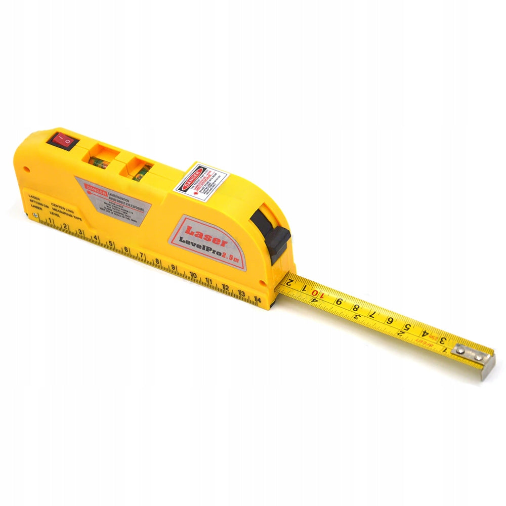 LASER LEVEL WITH MEASURING CUP PRECISION MEASURE 250 cm LASER LED LIBELS INCHES Manufacturer code poziomica laserowa