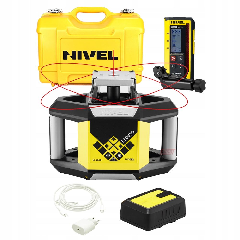LASER LEVELER RED BEAM NL320R DIGITAL NIVEL SYSTEM SET EAN (GTIN) 5908263353466