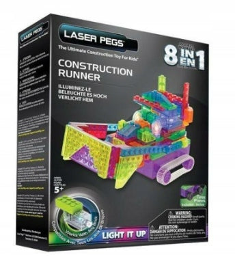 Constructor Laser Pegs 8in1 Construction Runner LASE0015 